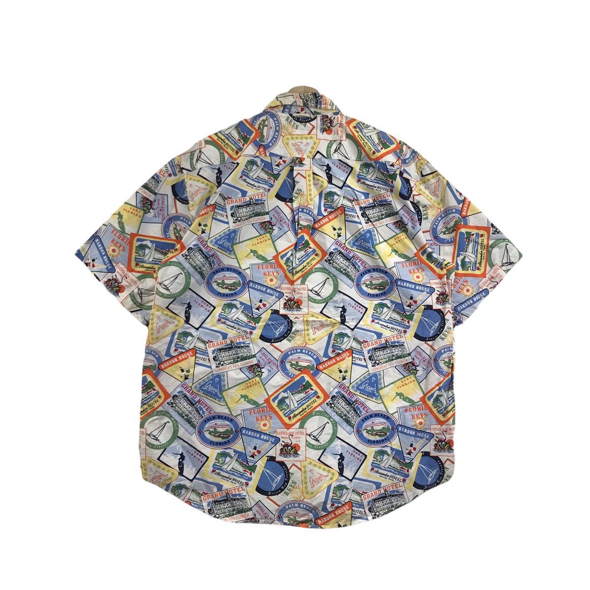 Tommy Hilfiger Vintage TOMMY HILFIGER GOLFSailing SurfHawaii OverprintShirt Size US L / EU 52-54 / 3 - 8 Thumbnail