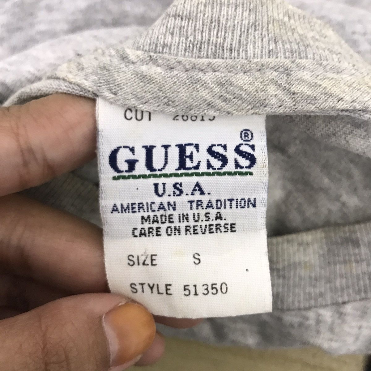 Guess Vintage GUESS USA American Tradition Grey T Shirt Stripes Size US S / EU 44-46 / 1 - 4 Thumbnail