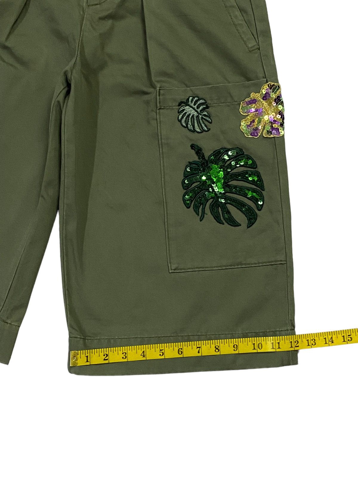 Jacobs By Marc Jacobs × Japanese Brand × Marc Jacobs Marc Jacobs Cargo Patchwork Cropped Pants Size 28" / US 6 / IT 42 - 10 Thumbnail