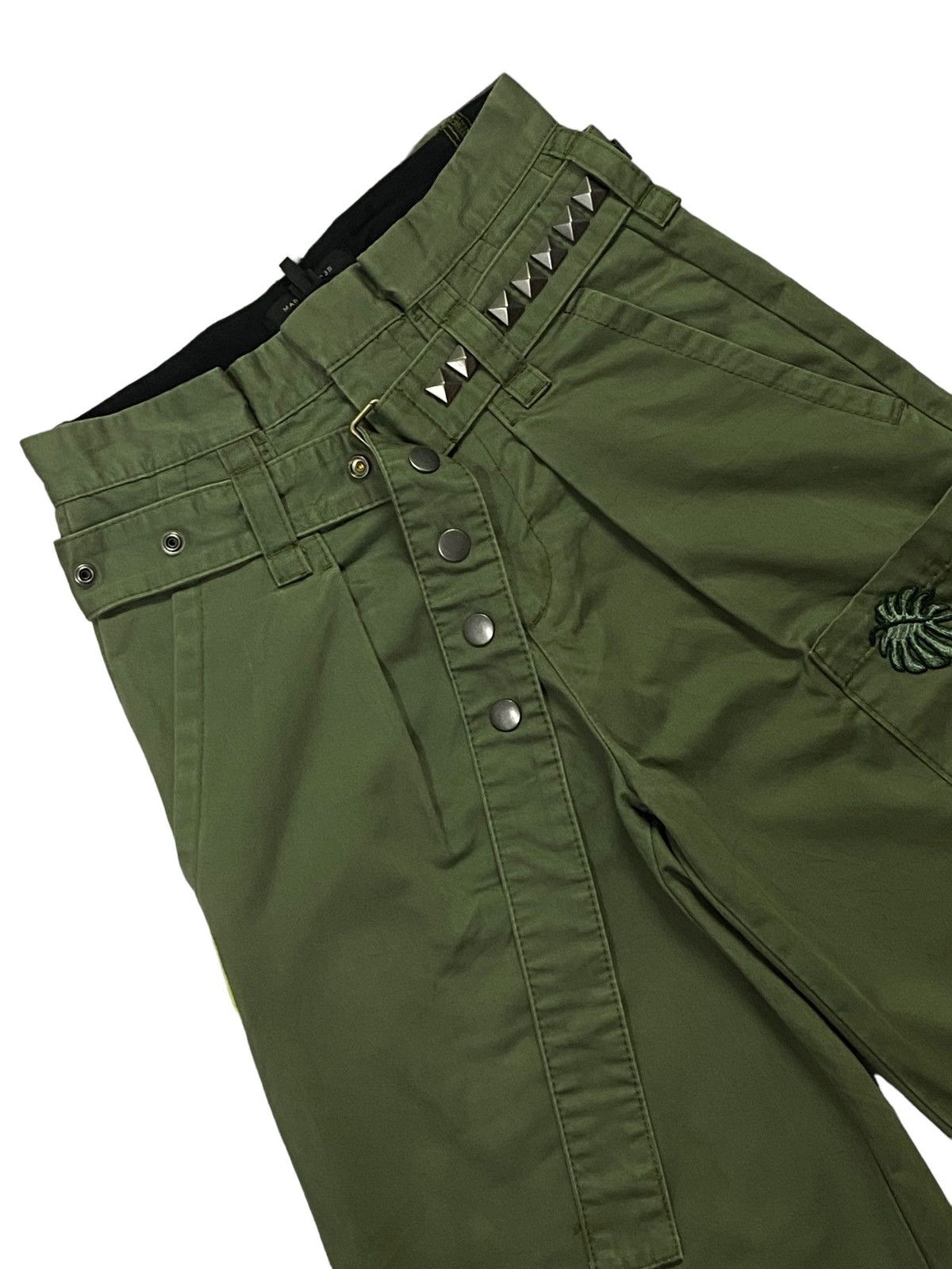 Jacobs By Marc Jacobs × Japanese Brand × Marc Jacobs Marc Jacobs Cargo Patchwork Cropped Pants Size 28" / US 6 / IT 42 - 21 Thumbnail
