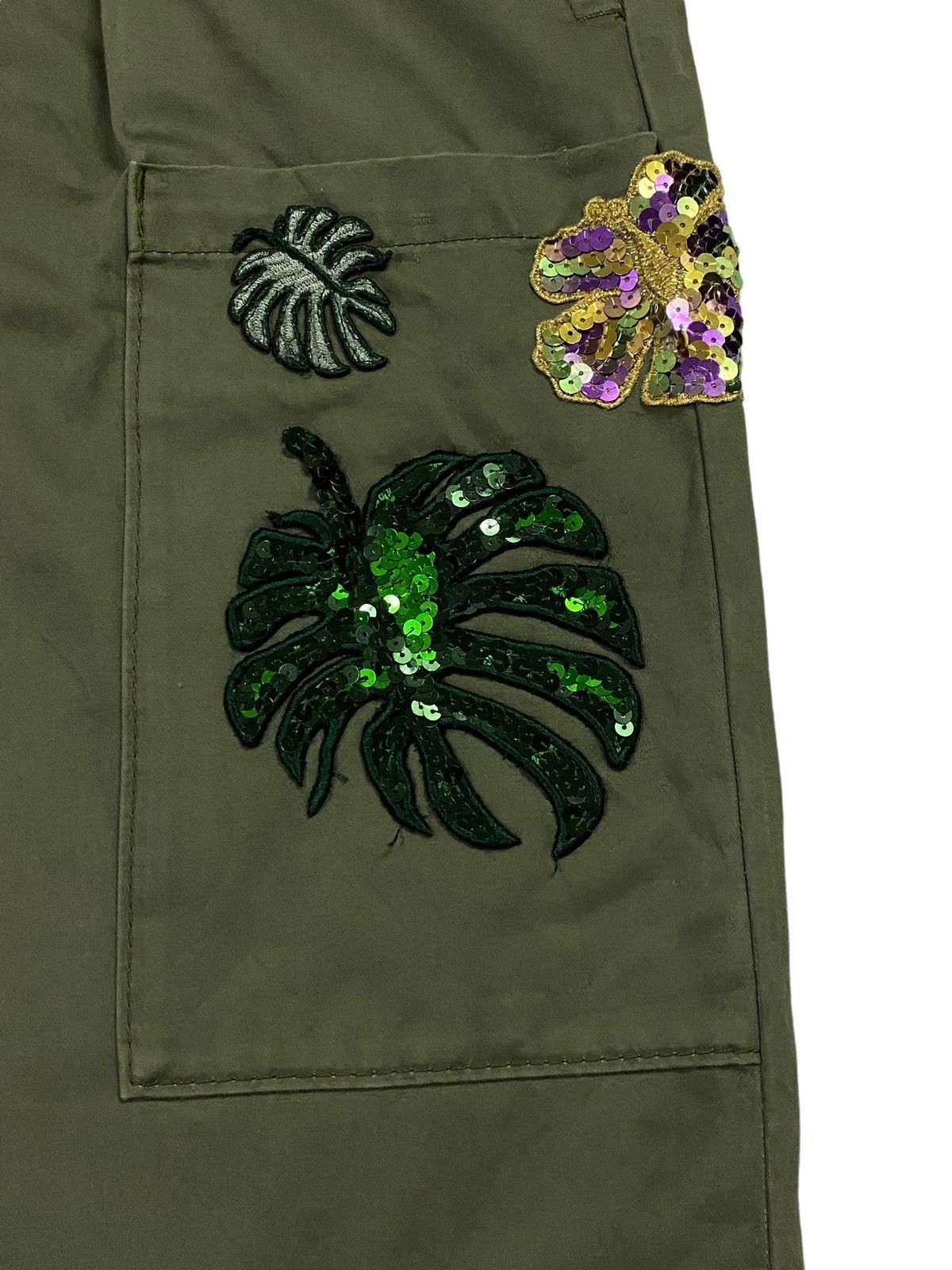 Jacobs By Marc Jacobs × Japanese Brand × Marc Jacobs Marc Jacobs Cargo Patchwork Cropped Pants Size 28" / US 6 / IT 42 - 15 Thumbnail