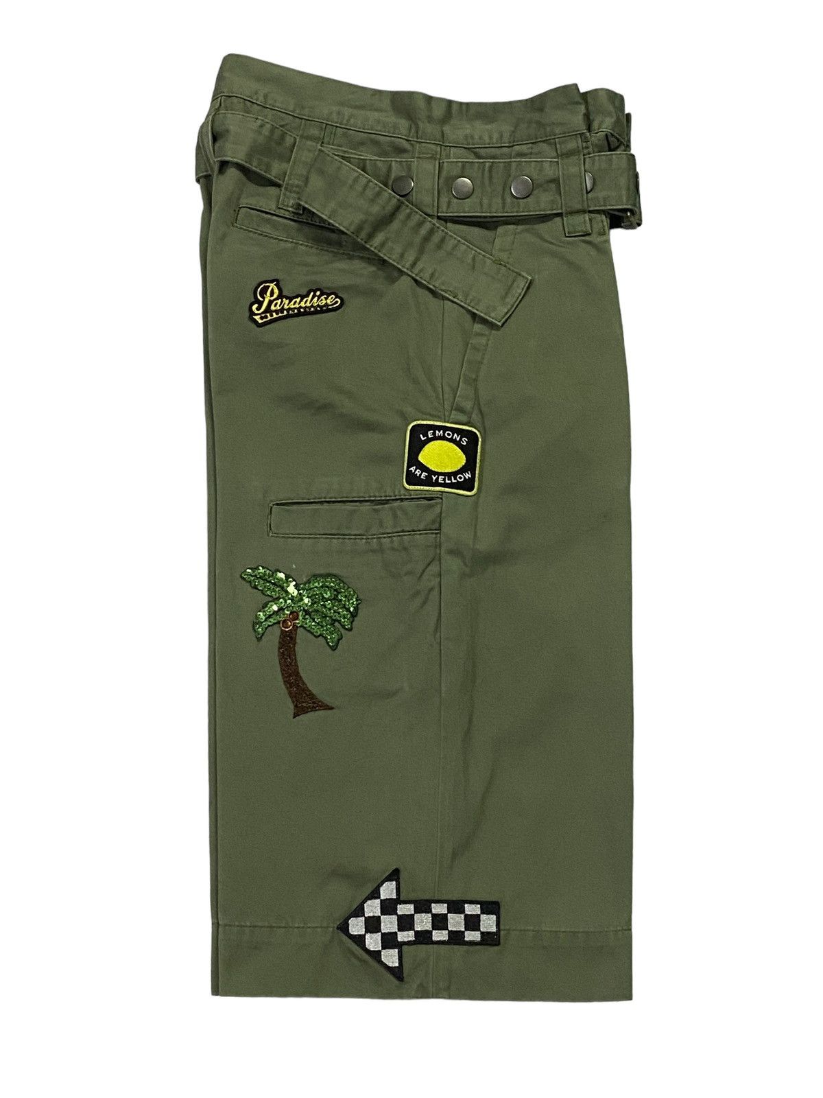 Jacobs By Marc Jacobs × Japanese Brand × Marc Jacobs Marc Jacobs Cargo Patchwork Cropped Pants Size 28" / US 6 / IT 42 - 24 Thumbnail