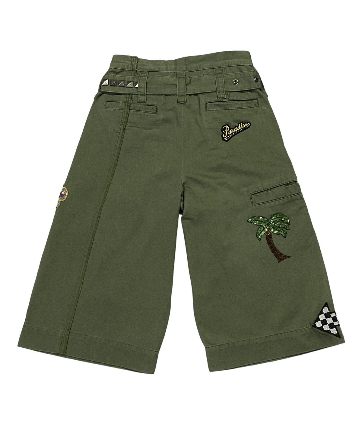 Jacobs By Marc Jacobs × Japanese Brand × Marc Jacobs Marc Jacobs Cargo Patchwork Cropped Pants Size 28" / US 6 / IT 42 - 3 Thumbnail