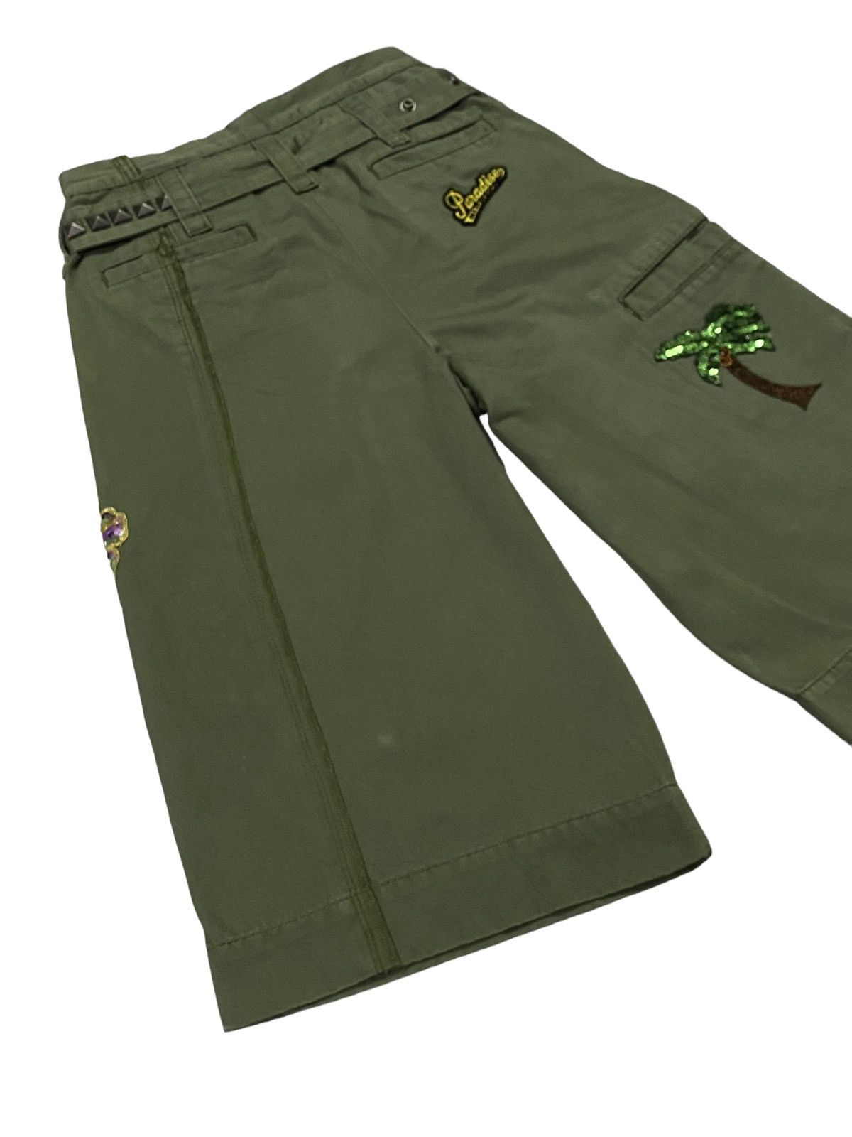 Jacobs By Marc Jacobs × Japanese Brand × Marc Jacobs Marc Jacobs Cargo Patchwork Cropped Pants Size 28" / US 6 / IT 42 - 18 Thumbnail