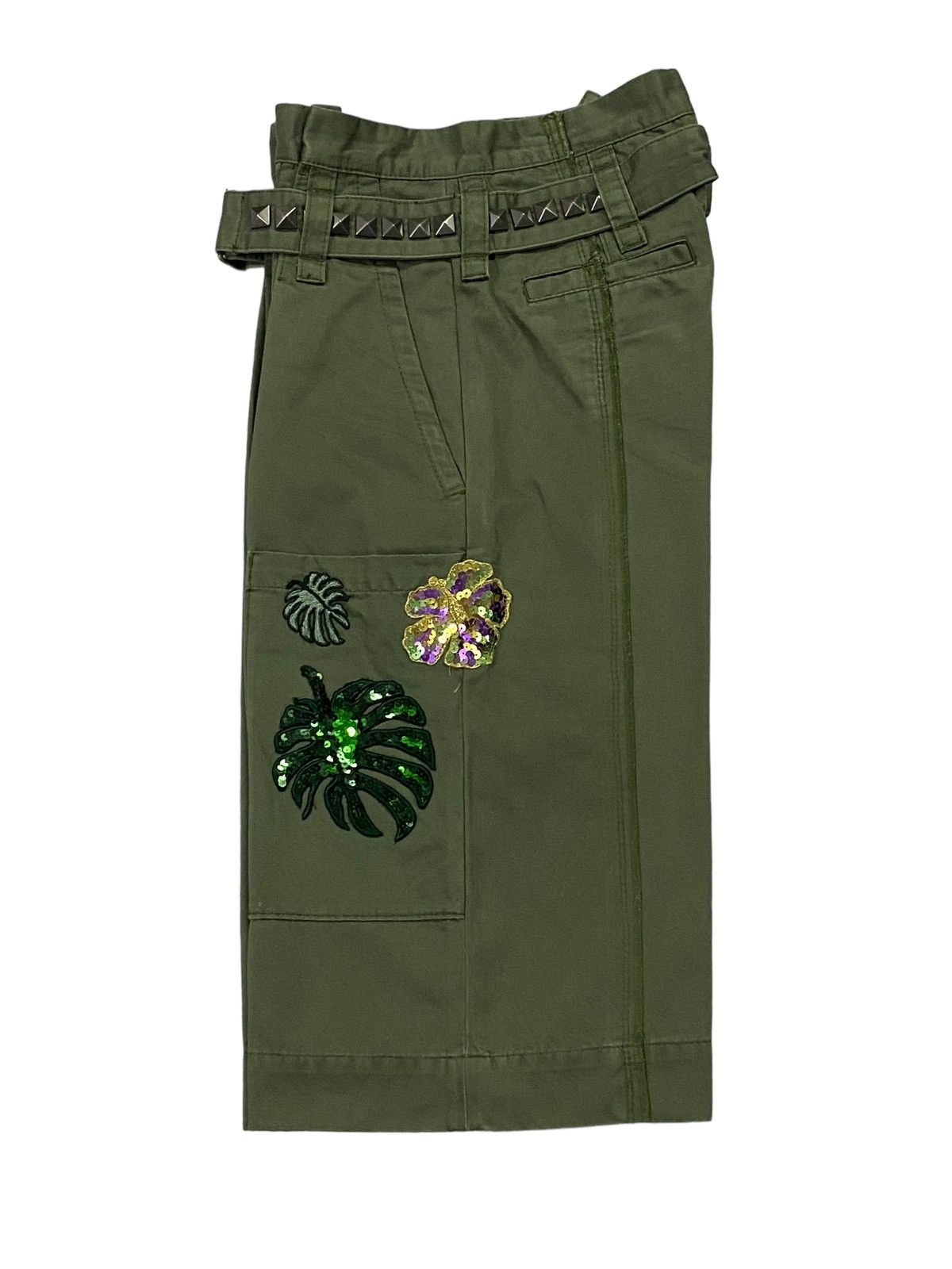 Jacobs By Marc Jacobs × Japanese Brand × Marc Jacobs Marc Jacobs Cargo Patchwork Cropped Pants Size 28" / US 6 / IT 42 - 25 Thumbnail