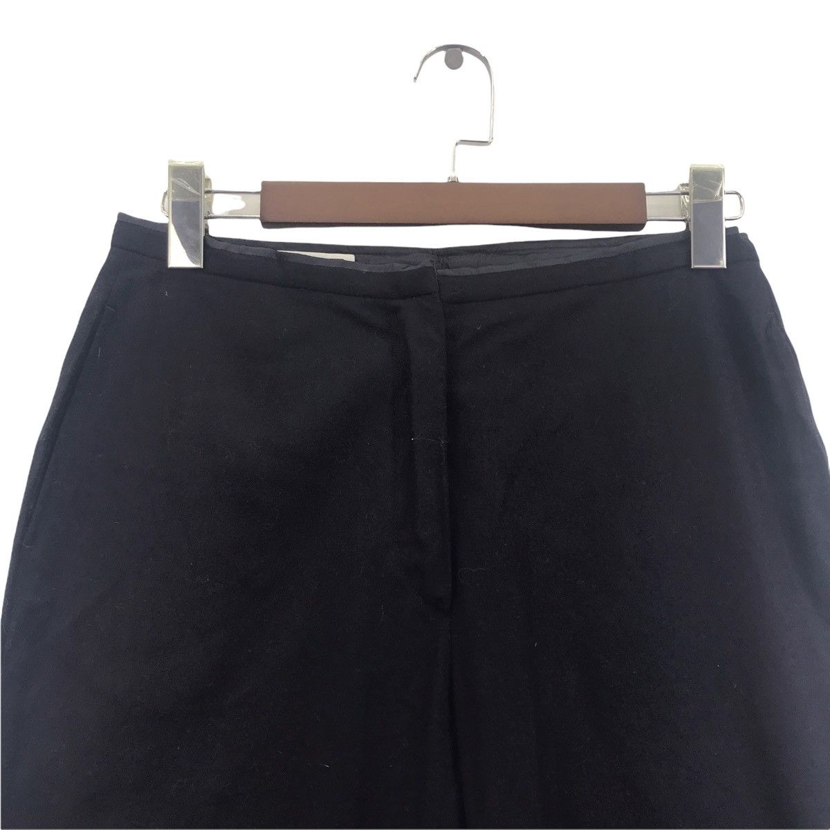 Jil Sander JIL SANDER Germany Designer Brand Black Wool Trousers Pant Size US 30 / EU 46 - 2 Thumbnail
