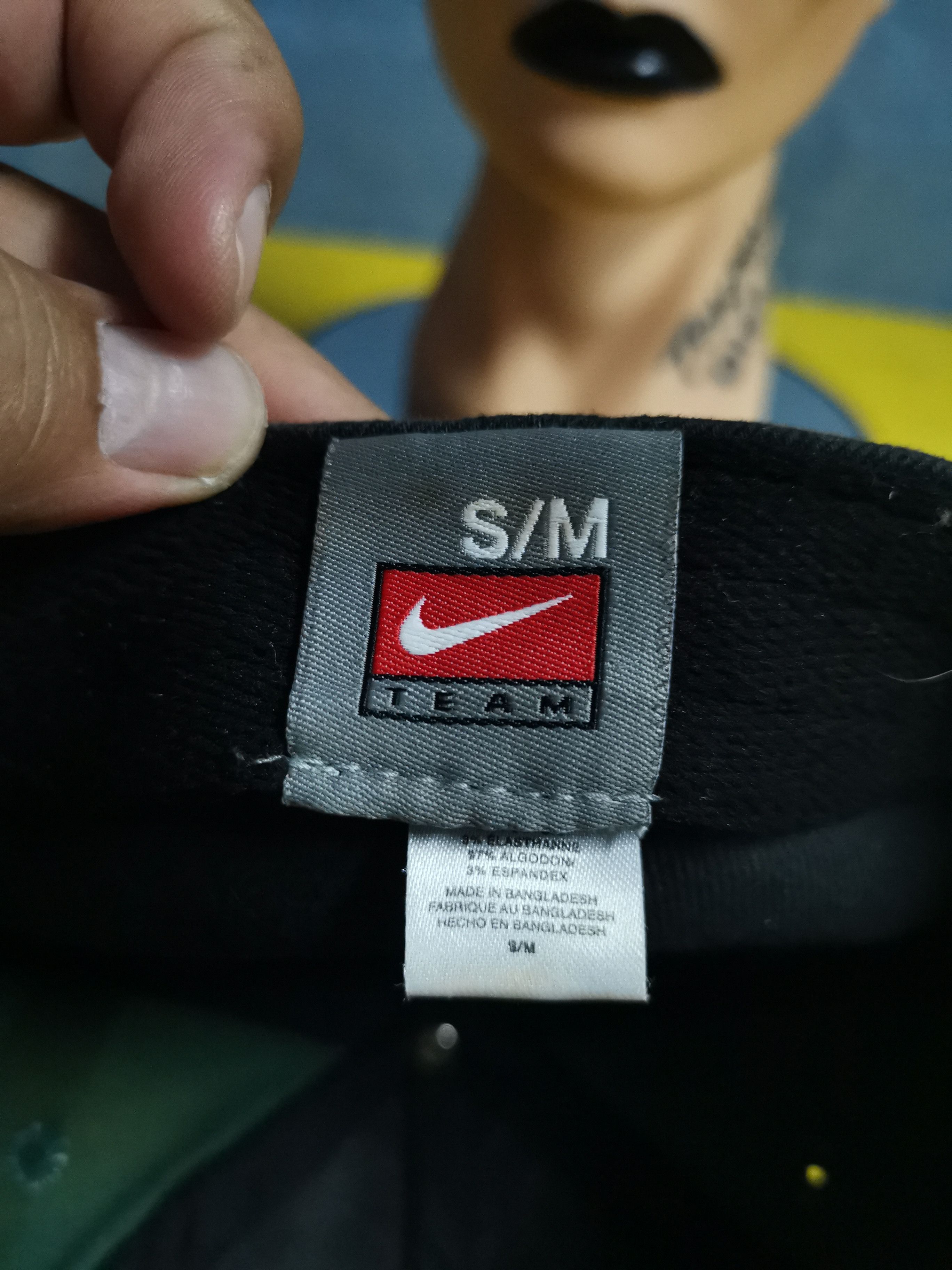 Nike 🔥September Deal🔥Vintage Nike Fullcap 2 Tones Size ONE SIZE - 10 Thumbnail