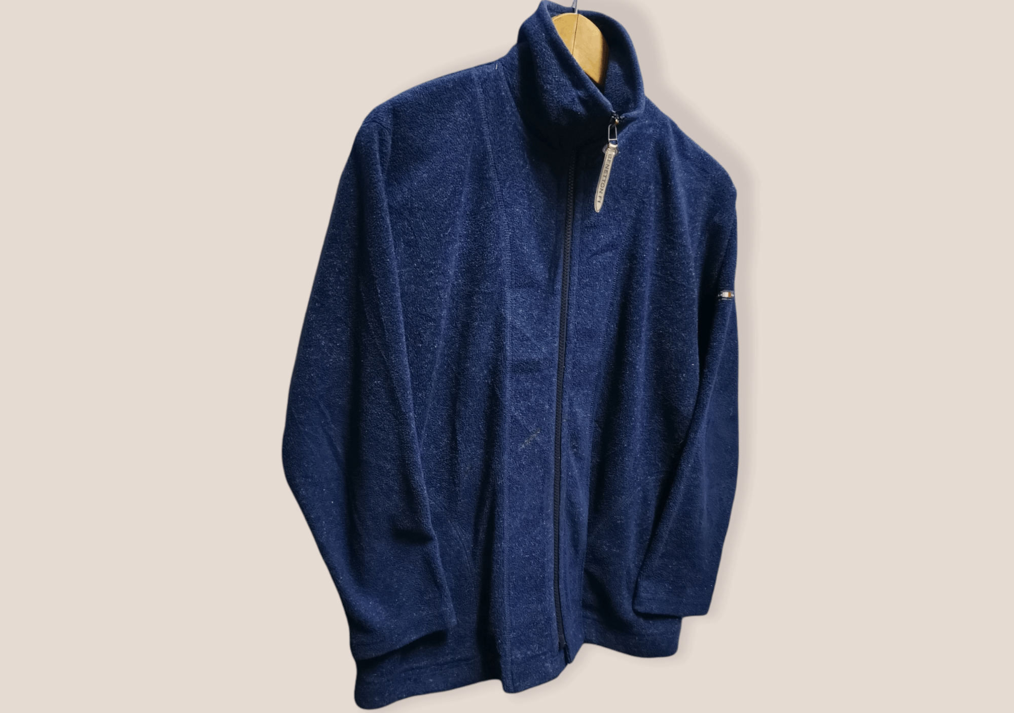 Benetton × Vintage Vintage Benetton Formula 1 Fleece Zippered Jacket Size US M / EU 48-50 / 2 - 3 Thumbnail