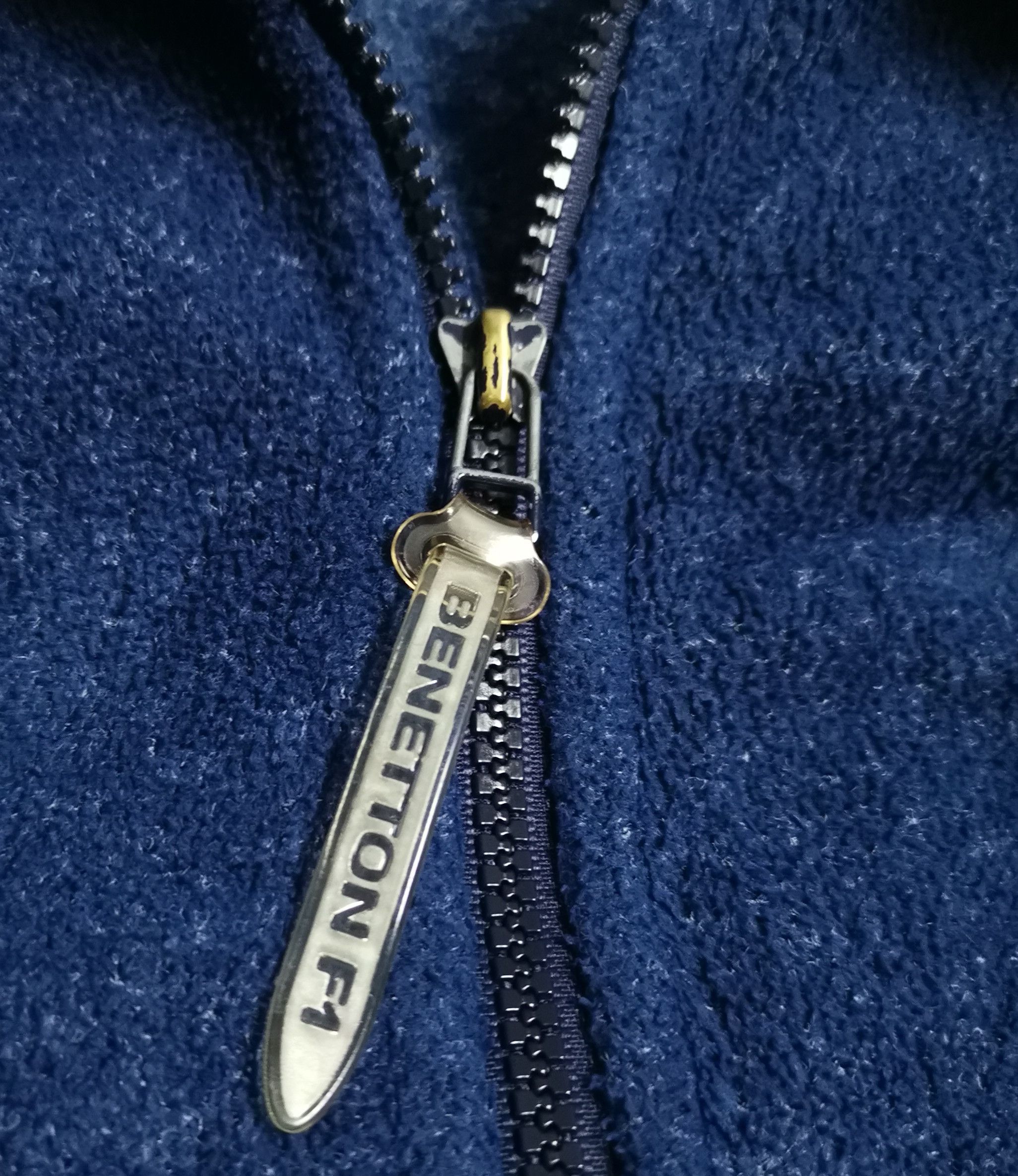 Benetton × Vintage Vintage Benetton Formula 1 Fleece Zippered Jacket Size US M / EU 48-50 / 2 - 6 Thumbnail