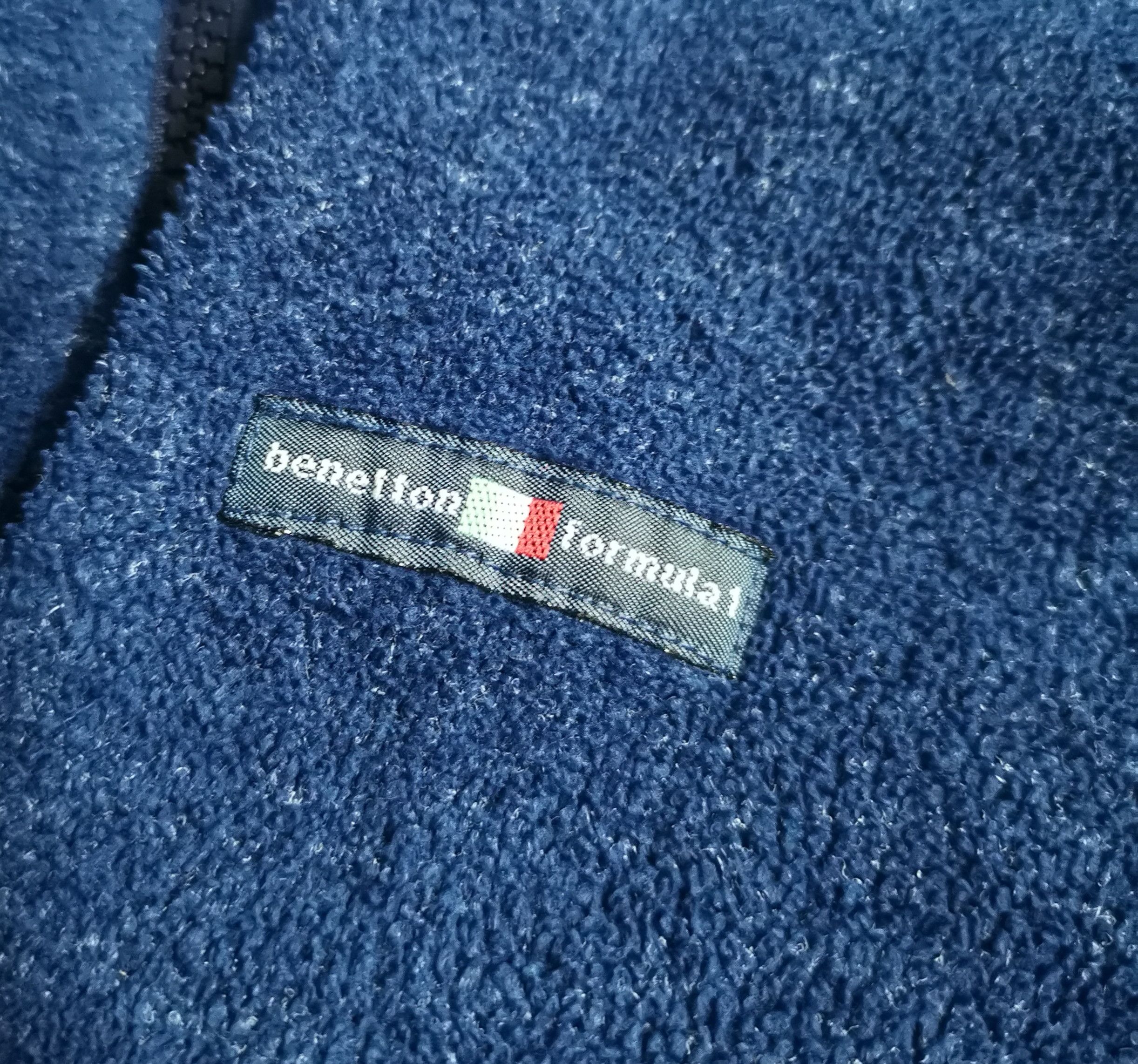 Benetton × Vintage Vintage Benetton Formula 1 Fleece Zippered Jacket Size US M / EU 48-50 / 2 - 8 Thumbnail