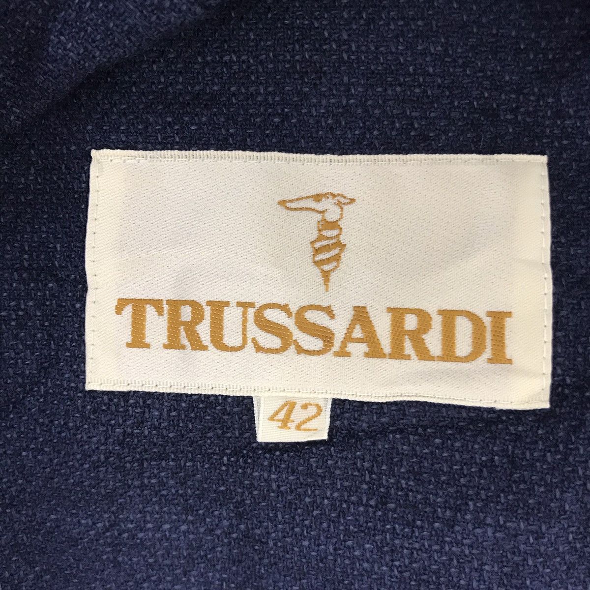 Trussardi TRUSSARDI Italian Brand Blue Crop Top Blazer Coat Jacket Size US S / EU 44-46 / 1 - 3 Thumbnail