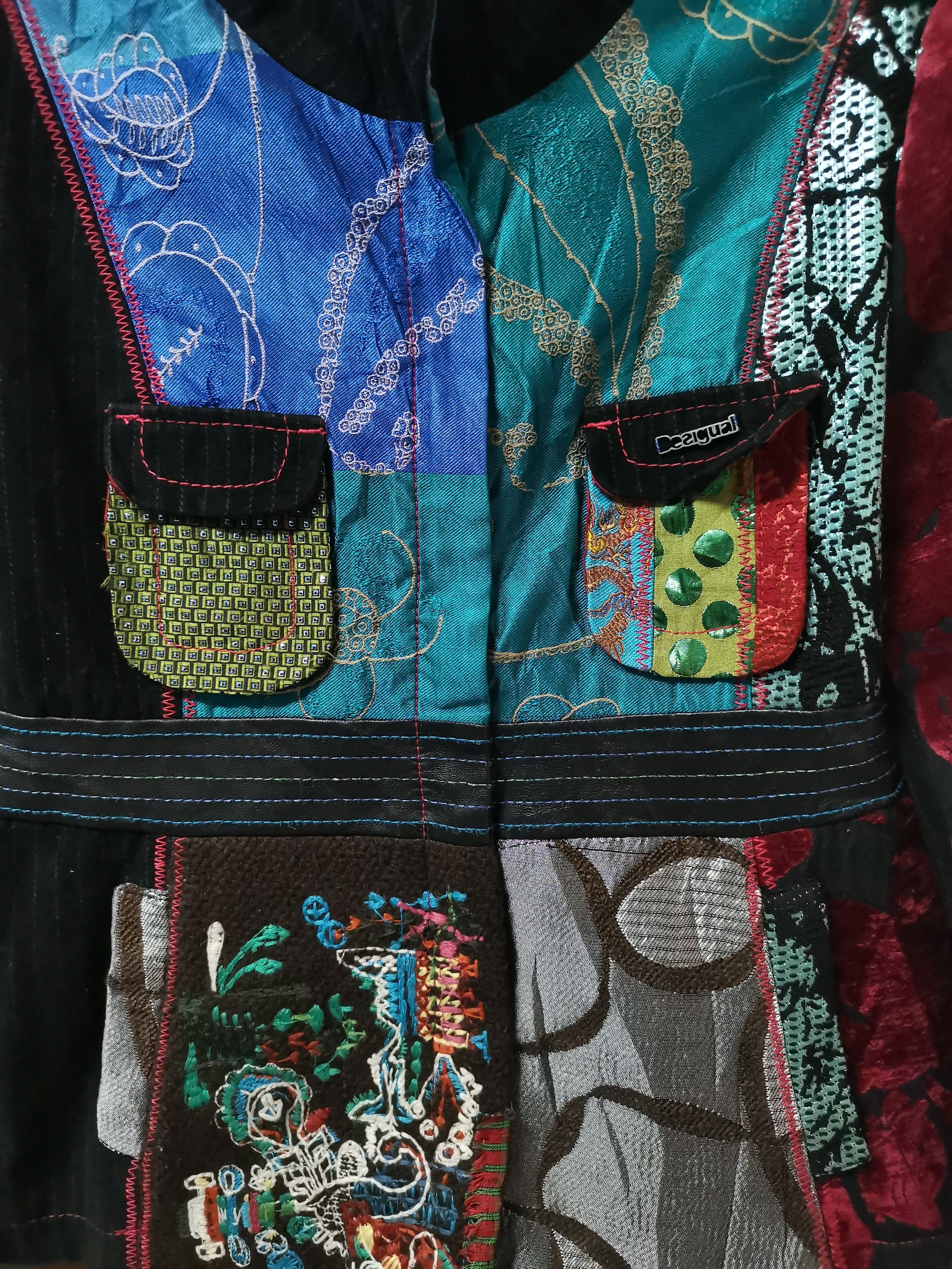 Desigual Desigual Embroidery Jacket x Patchwork Size US XXS / EU 40 - 14 Thumbnail