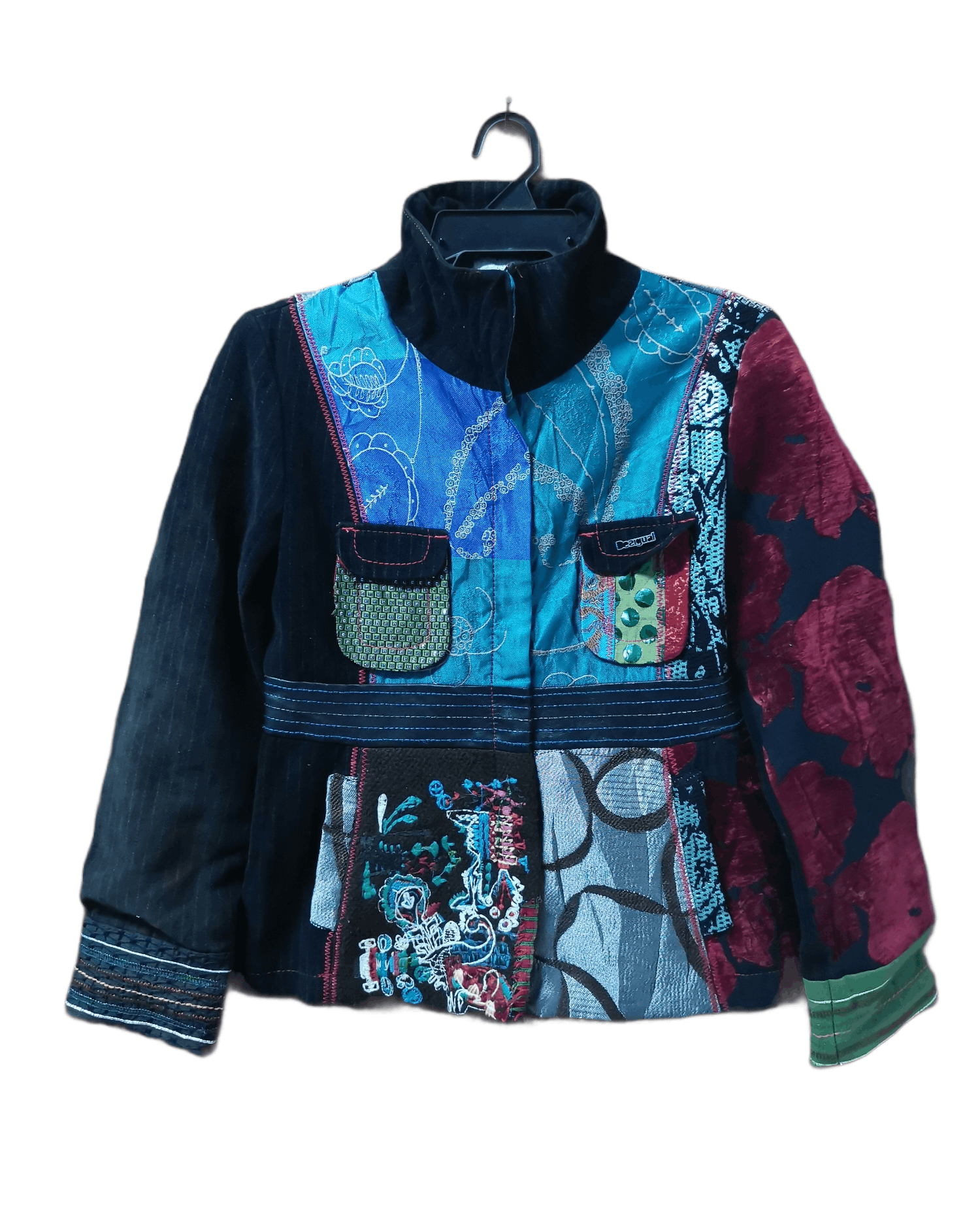 Desigual Desigual Embroidery Jacket x Patchwork Size US XXS / EU 40 - 1 Thumbnail