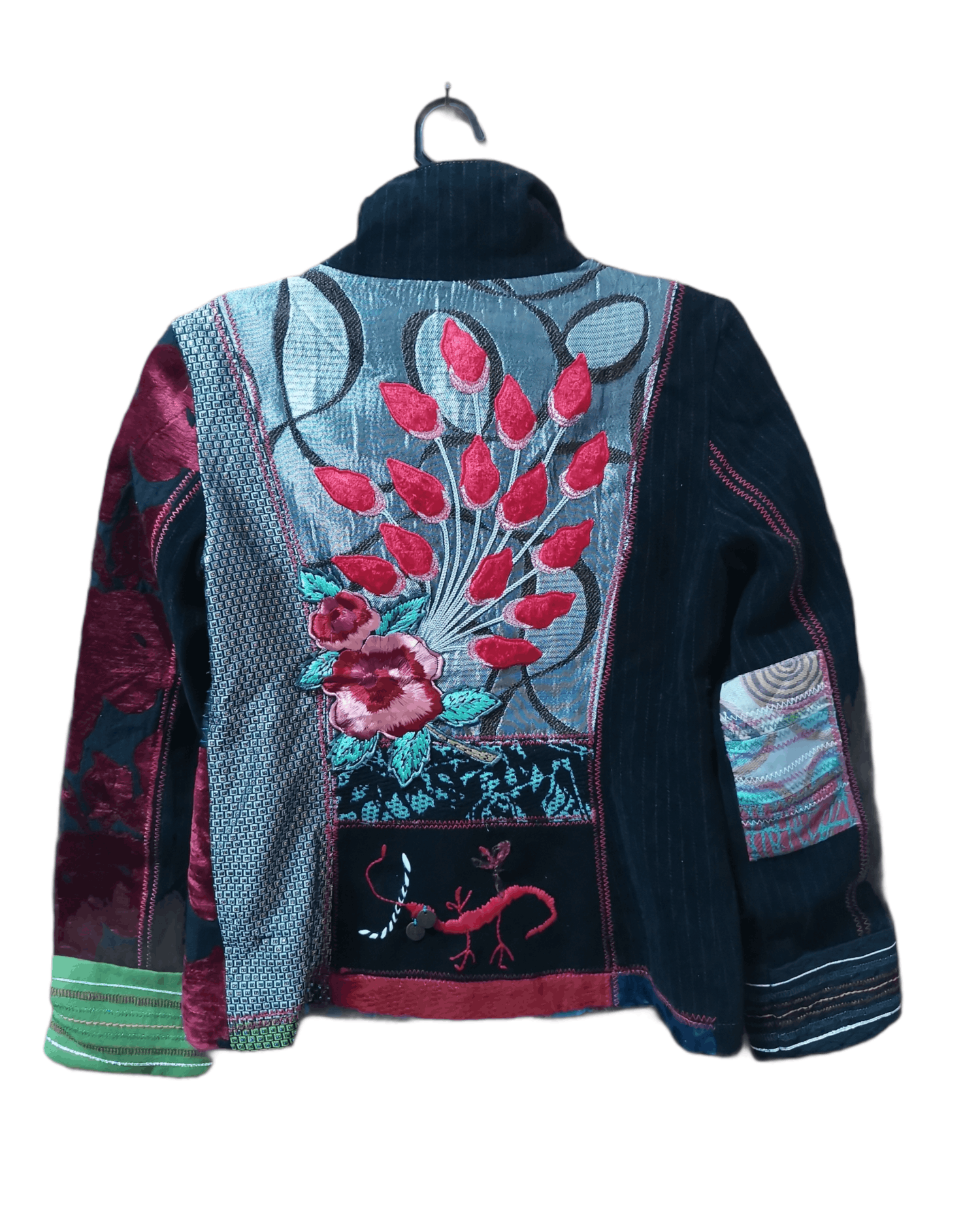 Desigual Desigual Embroidery Jacket x Patchwork Size US XXS / EU 40 - 2 Thumbnail