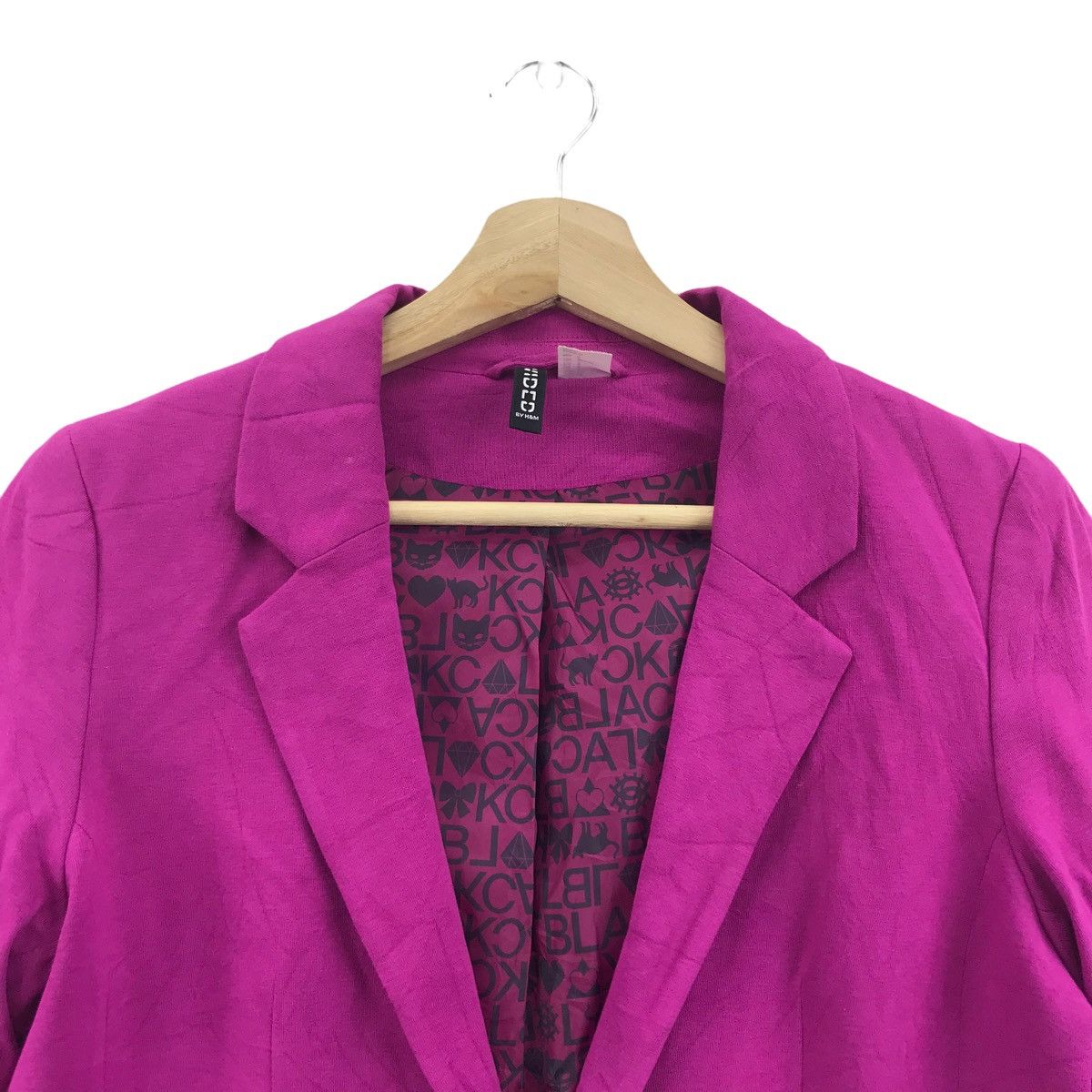 H&M H&M x BLACK Pink Japanese Brand Crop Top Coat Jacket Size US XS / EU 42 / 0 - 2 Thumbnail