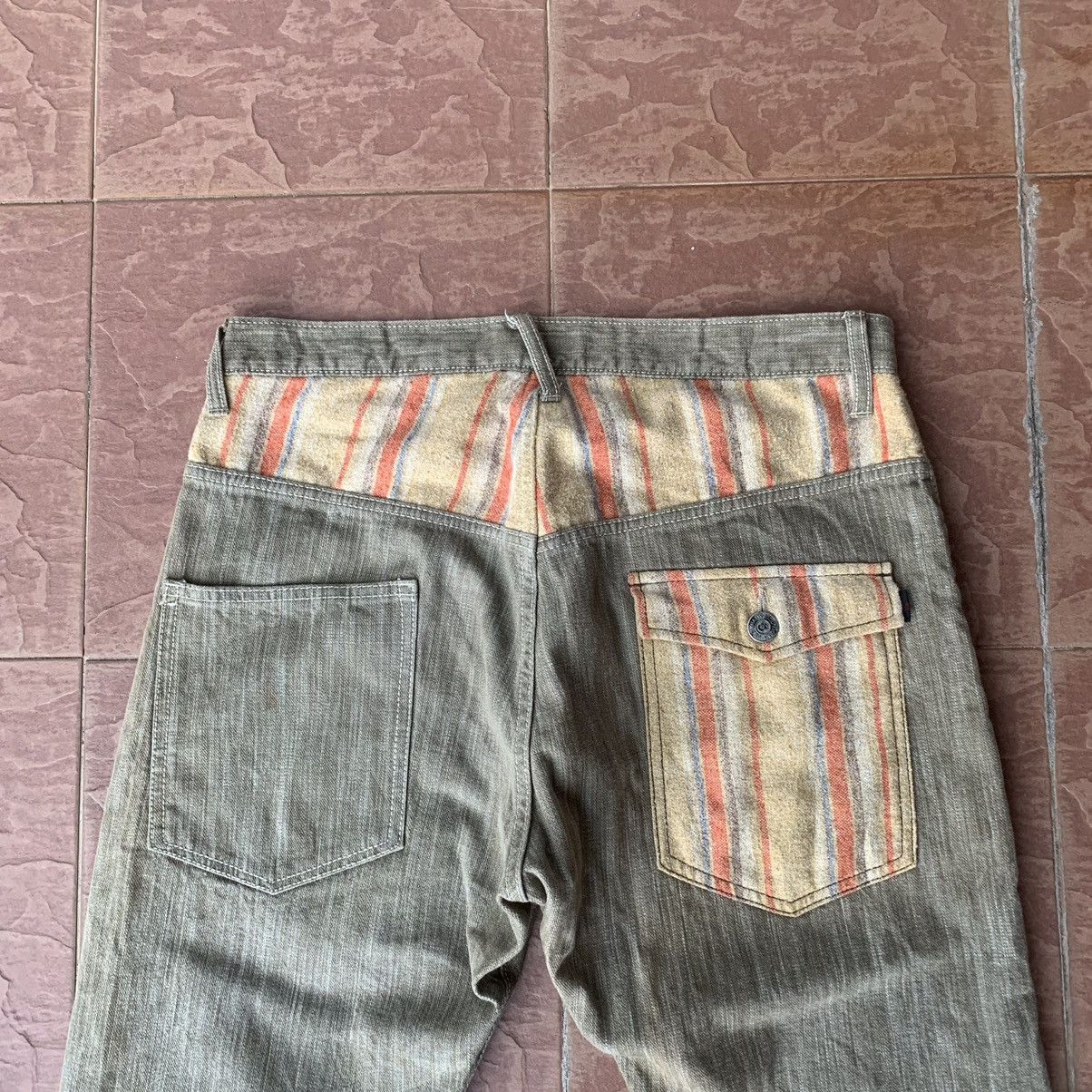 Japanese Brand × Vintage 🔥FAST DEALS🔥 5-POCKET VINTAGE WILD KHAKI 32x32 JEANS PANTS Size US 32 / EU 48 - 12 Thumbnail