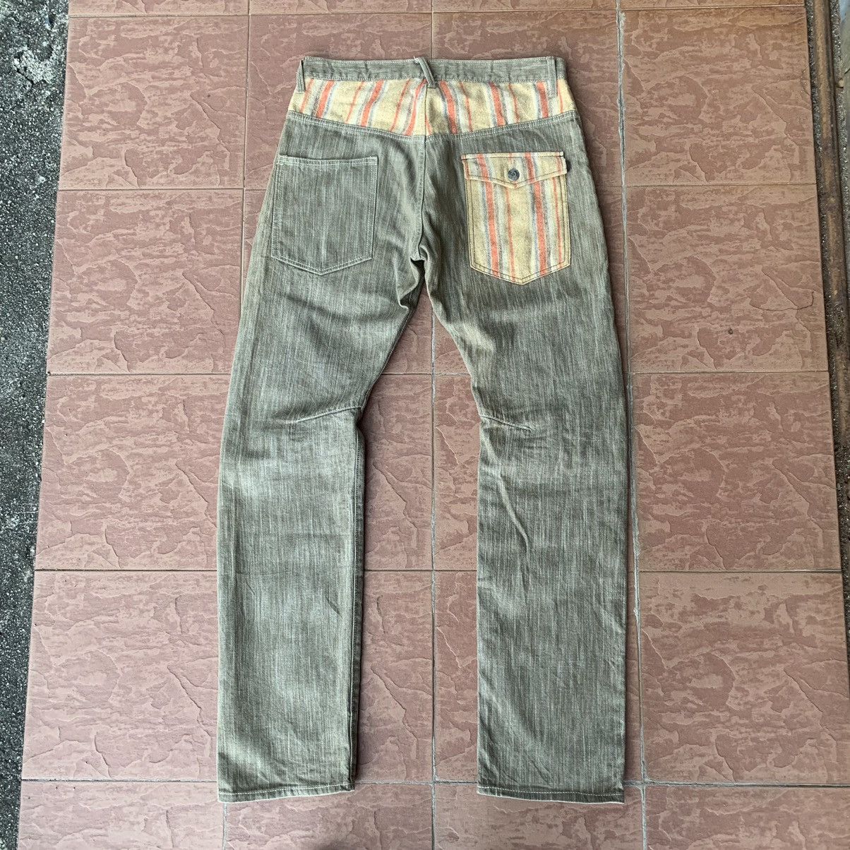 Japanese Brand × Vintage 🔥FAST DEALS🔥 5-POCKET VINTAGE WILD KHAKI 32x32 JEANS PANTS Size US 32 / EU 48 - 1 Thumbnail