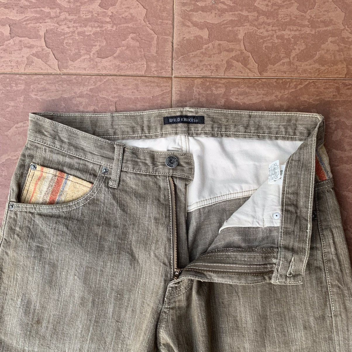 Japanese Brand × Vintage 🔥FAST DEALS🔥 5-POCKET VINTAGE WILD KHAKI 32x32 JEANS PANTS Size US 32 / EU 48 - 7 Thumbnail