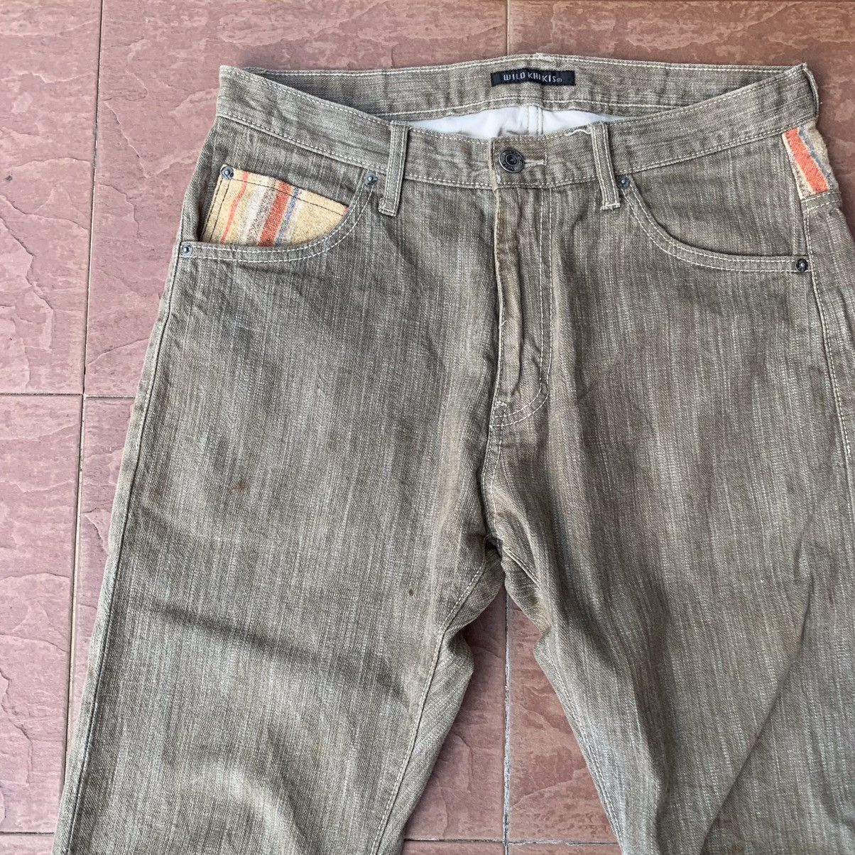 Japanese Brand × Vintage 🔥FAST DEALS🔥 5-POCKET VINTAGE WILD KHAKI 32x32 JEANS PANTS Size US 32 / EU 48 - 4 Thumbnail