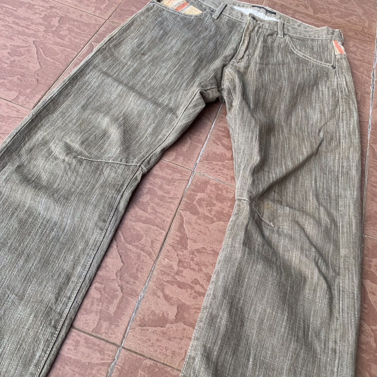 Japanese Brand × Vintage 🔥FAST DEALS🔥 5-POCKET VINTAGE WILD KHAKI 32x32 JEANS PANTS Size US 32 / EU 48 - 3 Thumbnail