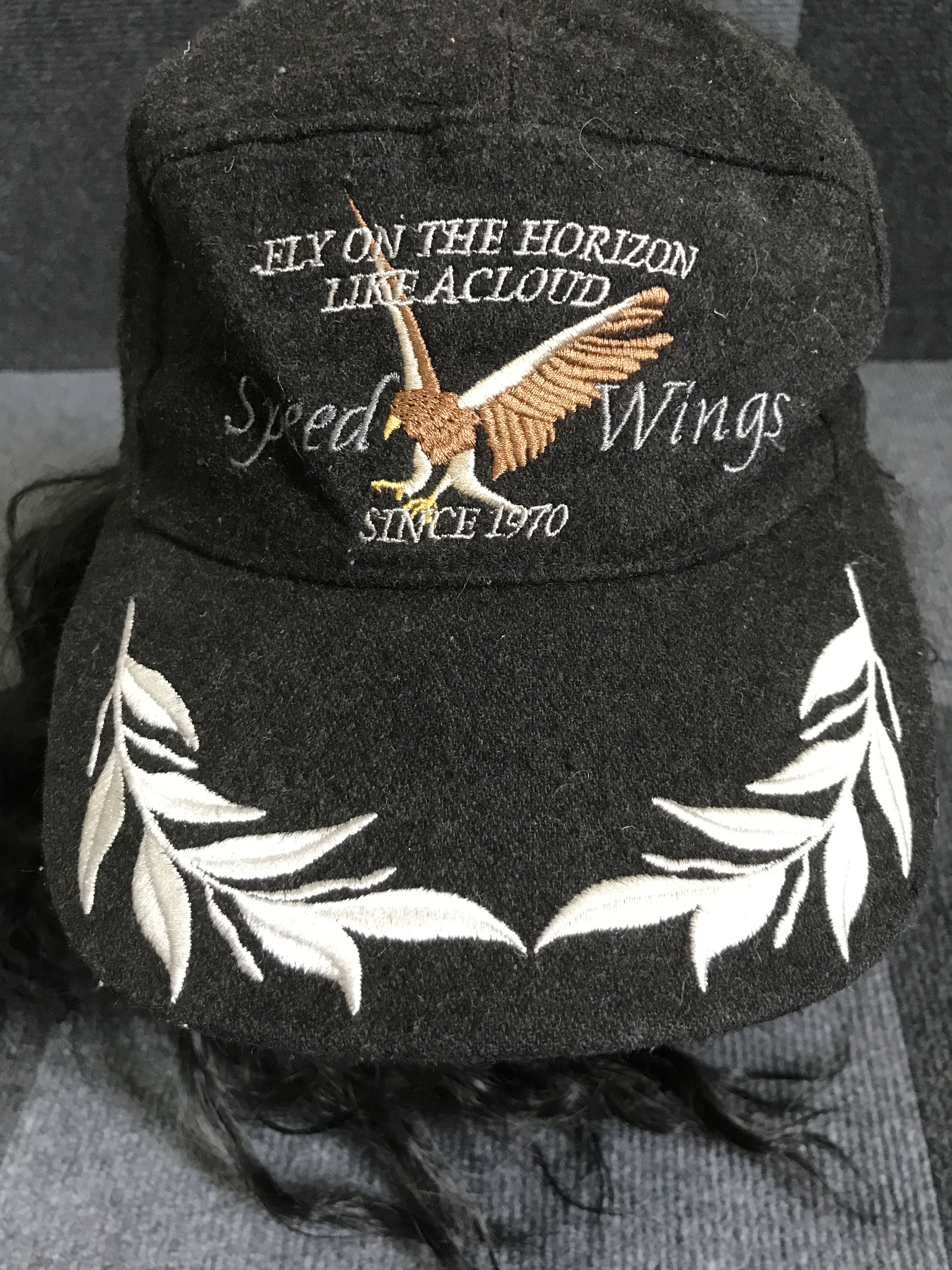 Other BSC83 Speed Wing Wool Eagle Laurel Embroidery Cap Size ONE SIZE - 6 Thumbnail