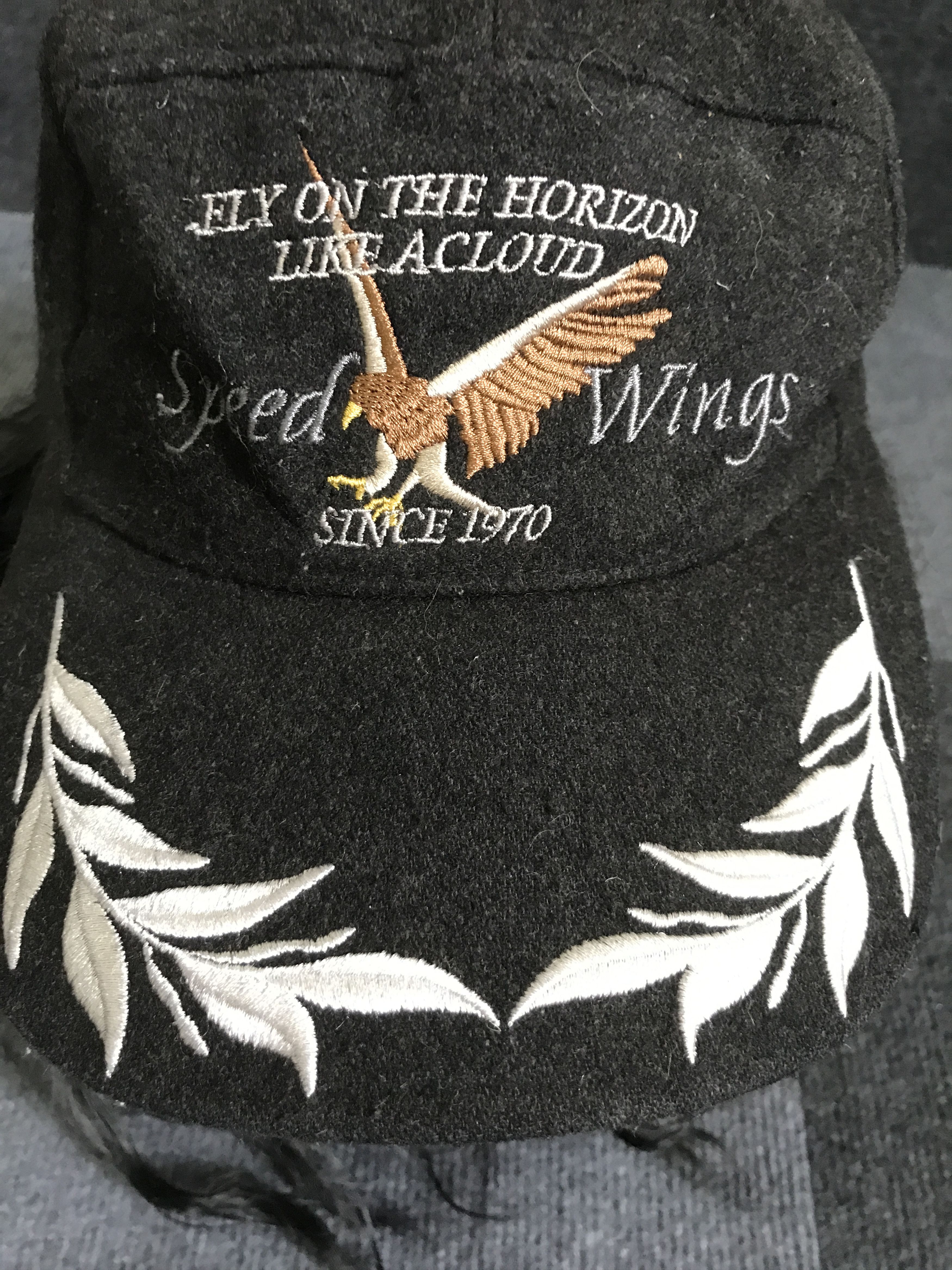 Other BSC83 Speed Wing Wool Eagle Laurel Embroidery Cap Size ONE SIZE - 8 Thumbnail