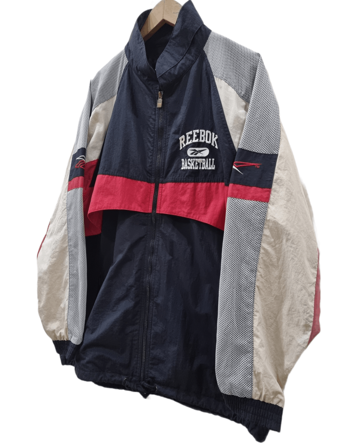 Reebok × Vintage Vintage Reebok Basketball Windbreaker Size US M / EU 48-50 / 2 - 2 Thumbnail