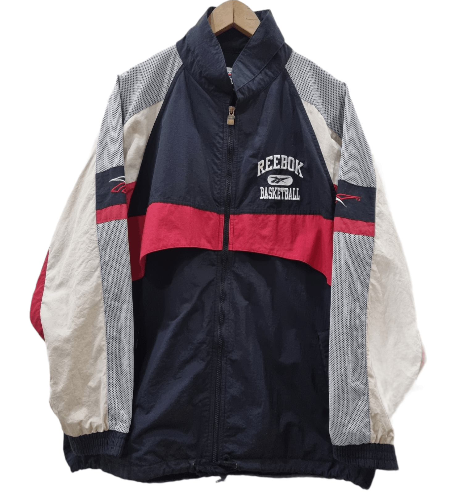 Reebok × Vintage Vintage Reebok Basketball Windbreaker Size US M / EU 48-50 / 2 - 1 Thumbnail