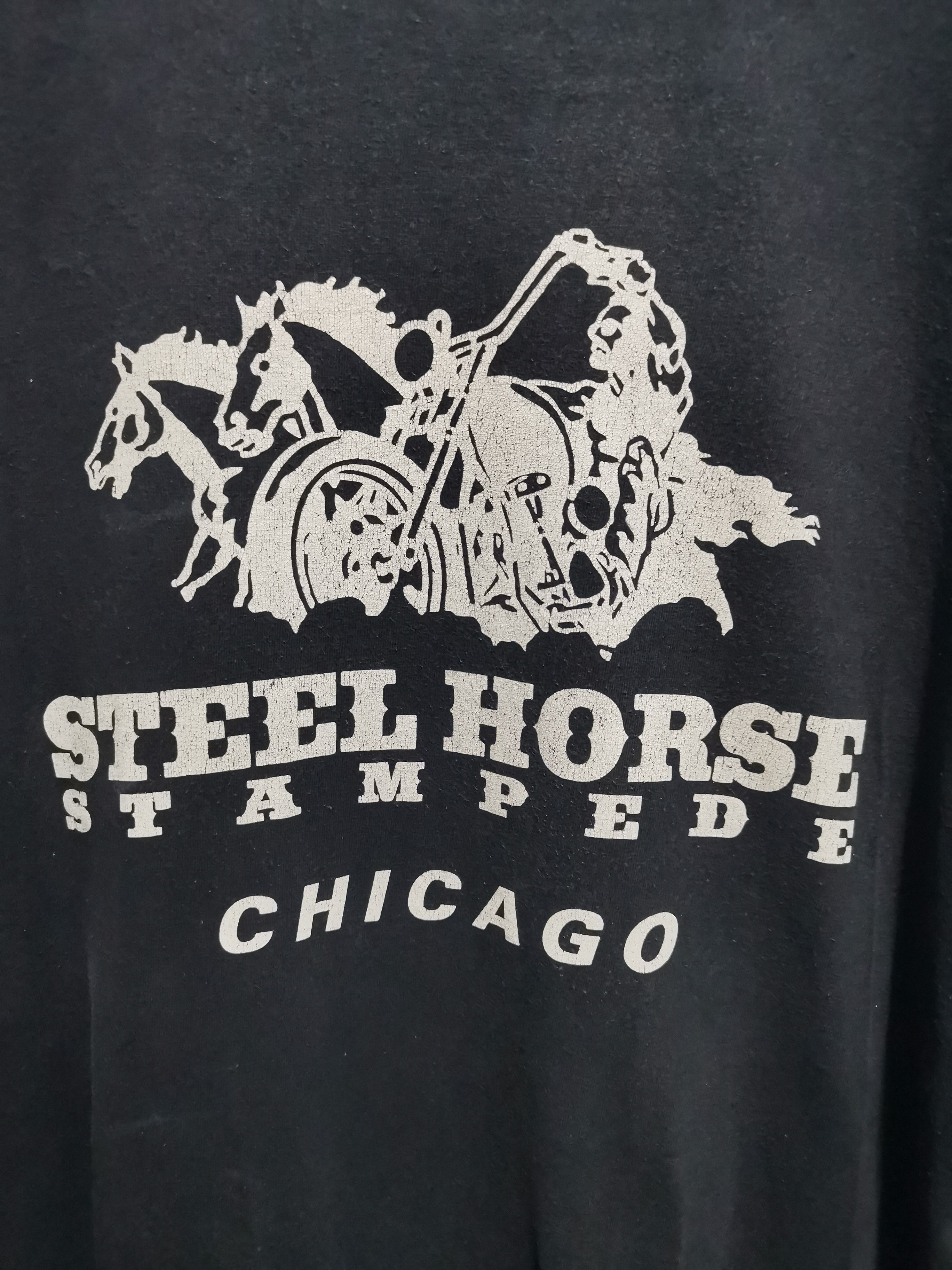 Vintage Vintage Steel Horse Stampede Chicago Shirt Size US XL / EU 56 / 4 - 4 Thumbnail