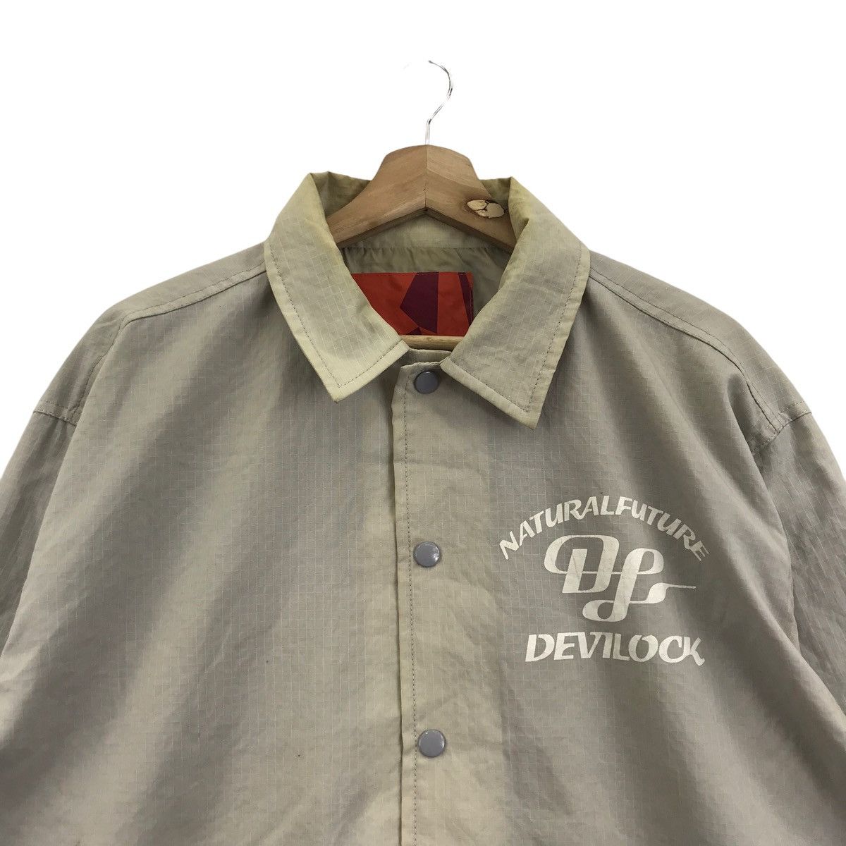Japanese Brand DEVILOCK Natural Future Japanese Brand Coach Jacket Size US L / EU 52-54 / 3 - 4 Thumbnail