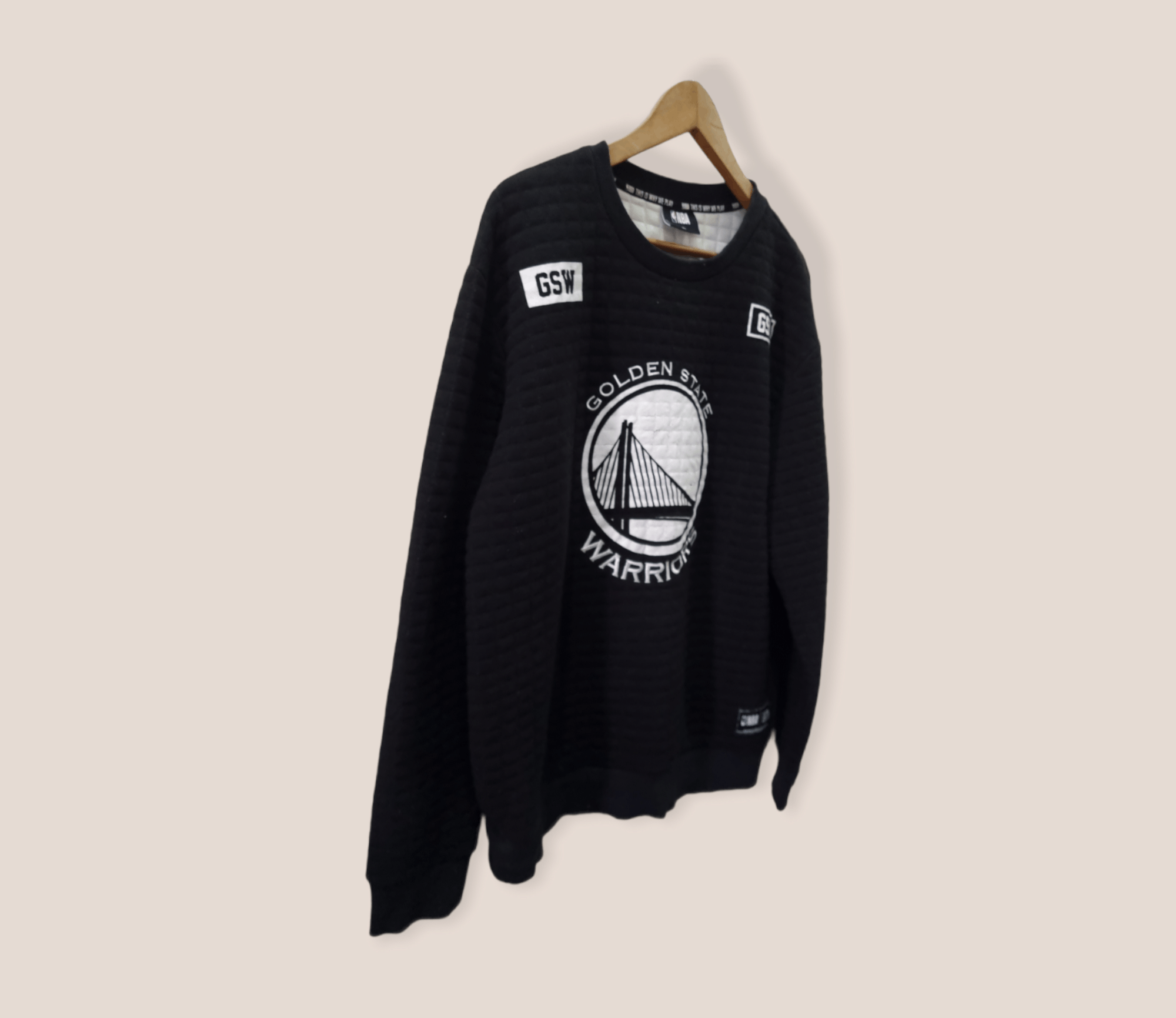 NBA 🔥CYBER WEEK FIRE SALE🔥NBA Golden State Sweatshirt Quilted Size US XL / EU 56 / 4 - 2 Thumbnail