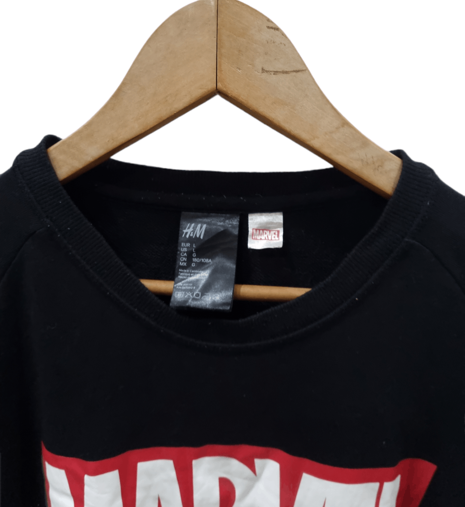 H&M × Marvel Comics Marvel Sweatshirt Big Logo x H&M Size US L / EU 52-54 / 3 - 5 Thumbnail