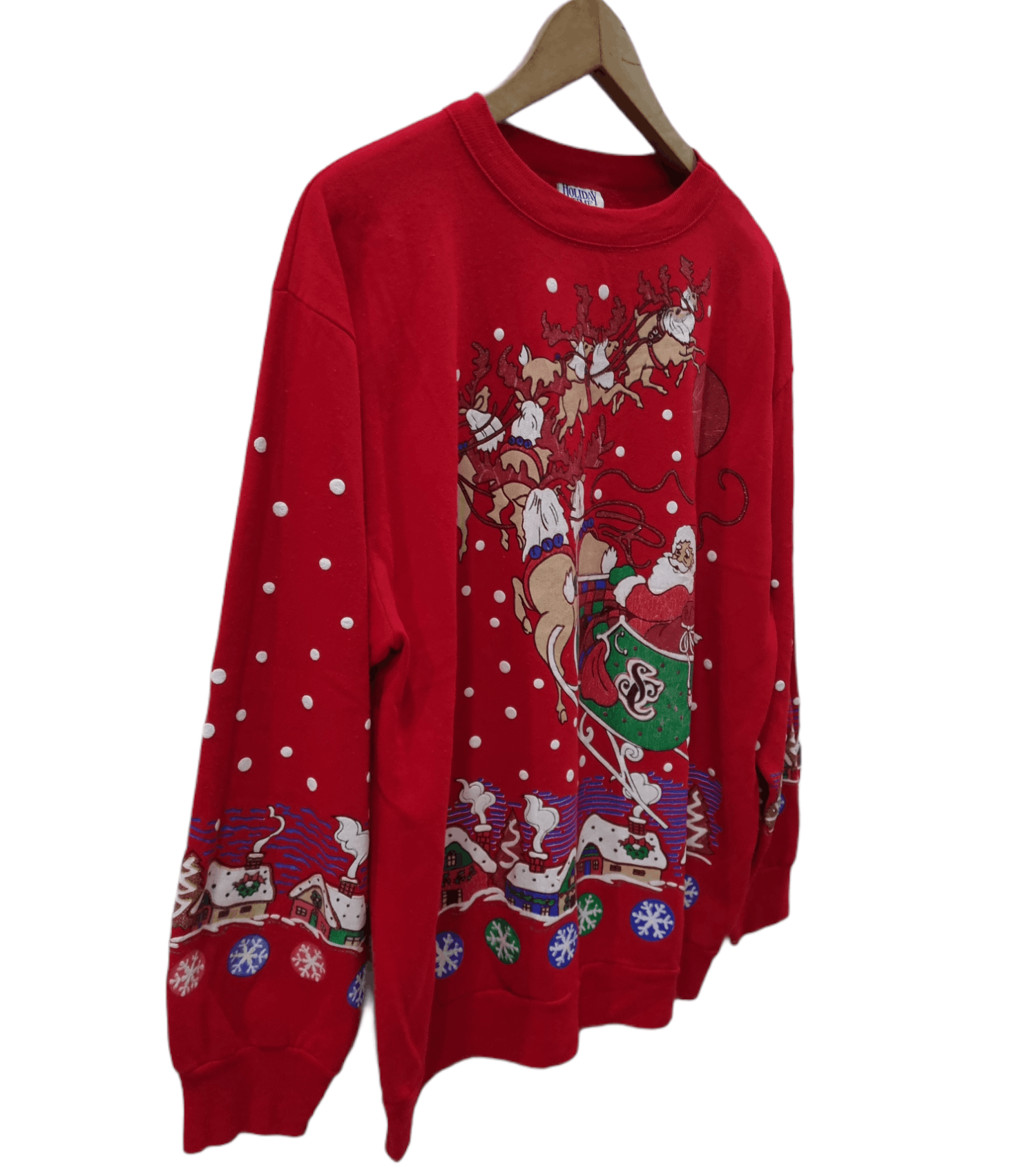 Vintage Santa Sweatshirt Vintage Size US L / EU 52-54 / 3 - 5 Thumbnail