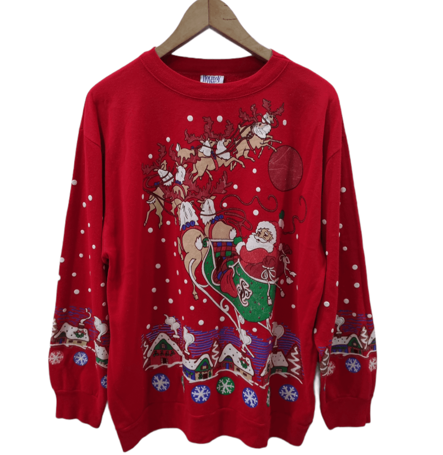 Vintage Santa Sweatshirt Vintage Size US L / EU 52-54 / 3 - 1 Thumbnail