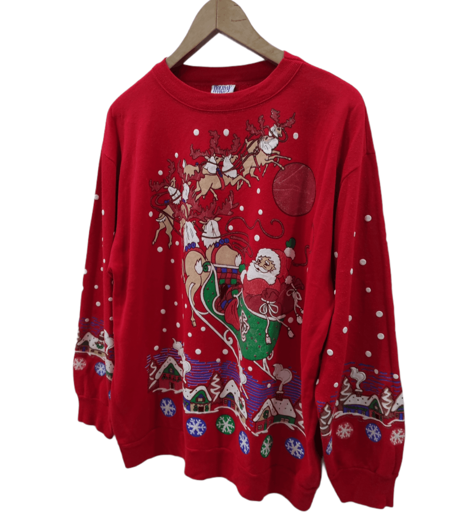 Vintage Santa Sweatshirt Vintage Size US L / EU 52-54 / 3 - 4 Thumbnail
