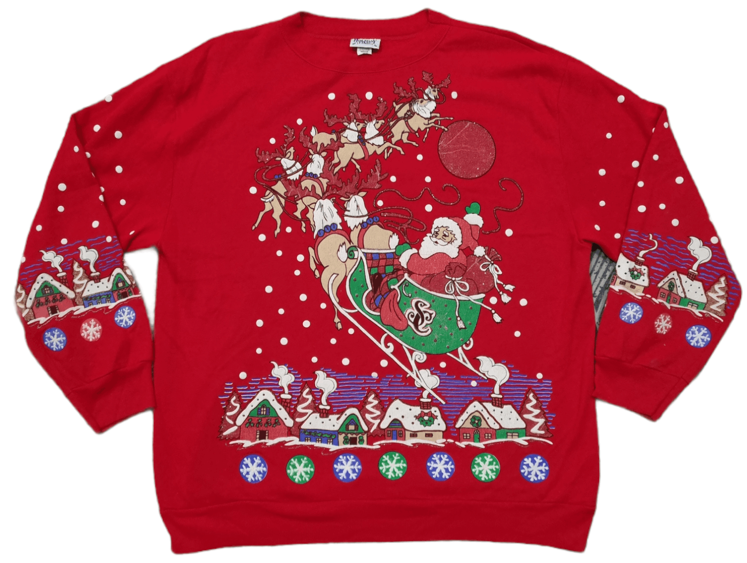 Vintage Santa Sweatshirt Vintage Size US L / EU 52-54 / 3 - 2 Thumbnail