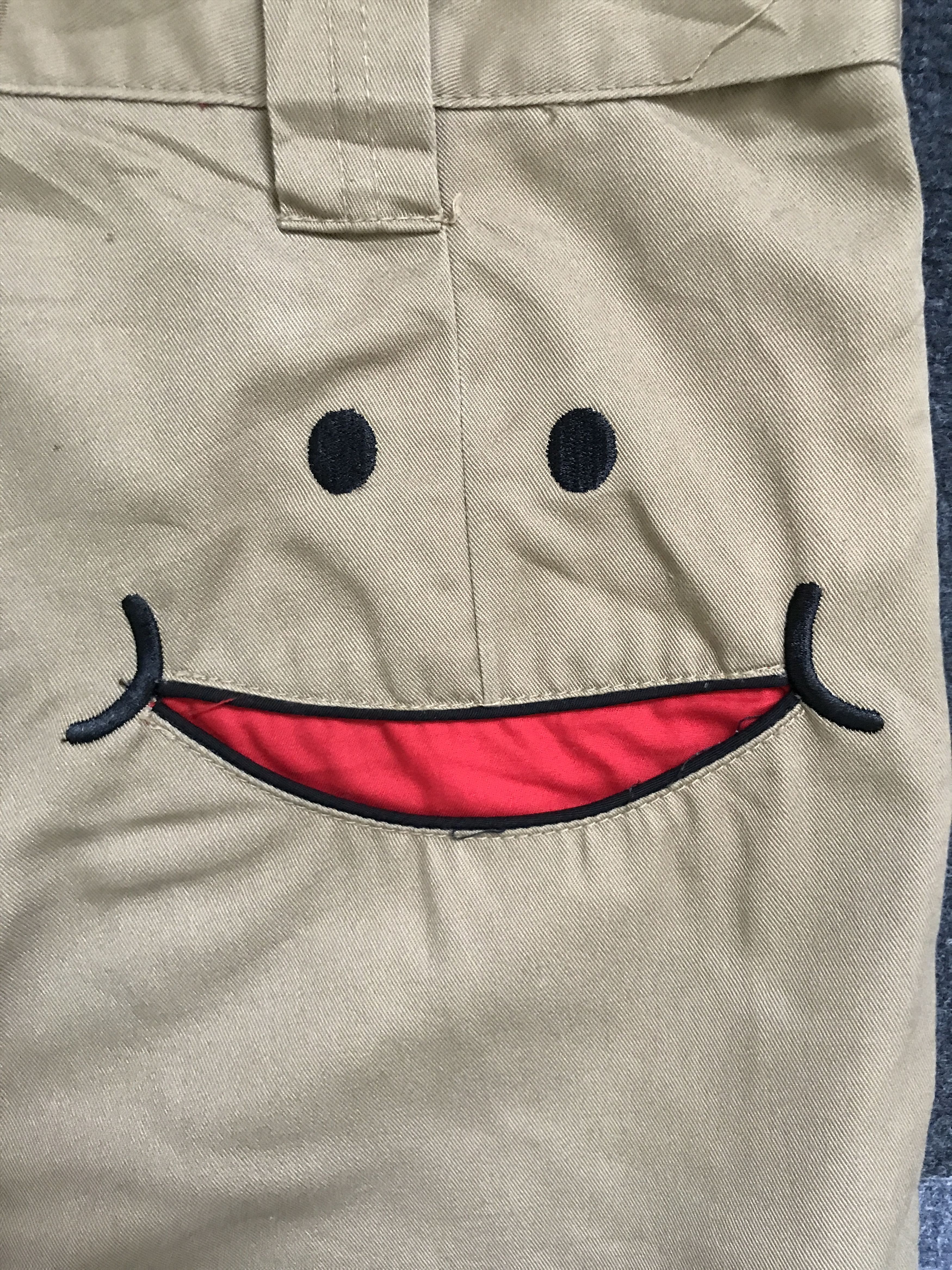Japanese Brand CP210 Up Smile Cropped Cargo Pant Size US 33 - 9 Thumbnail