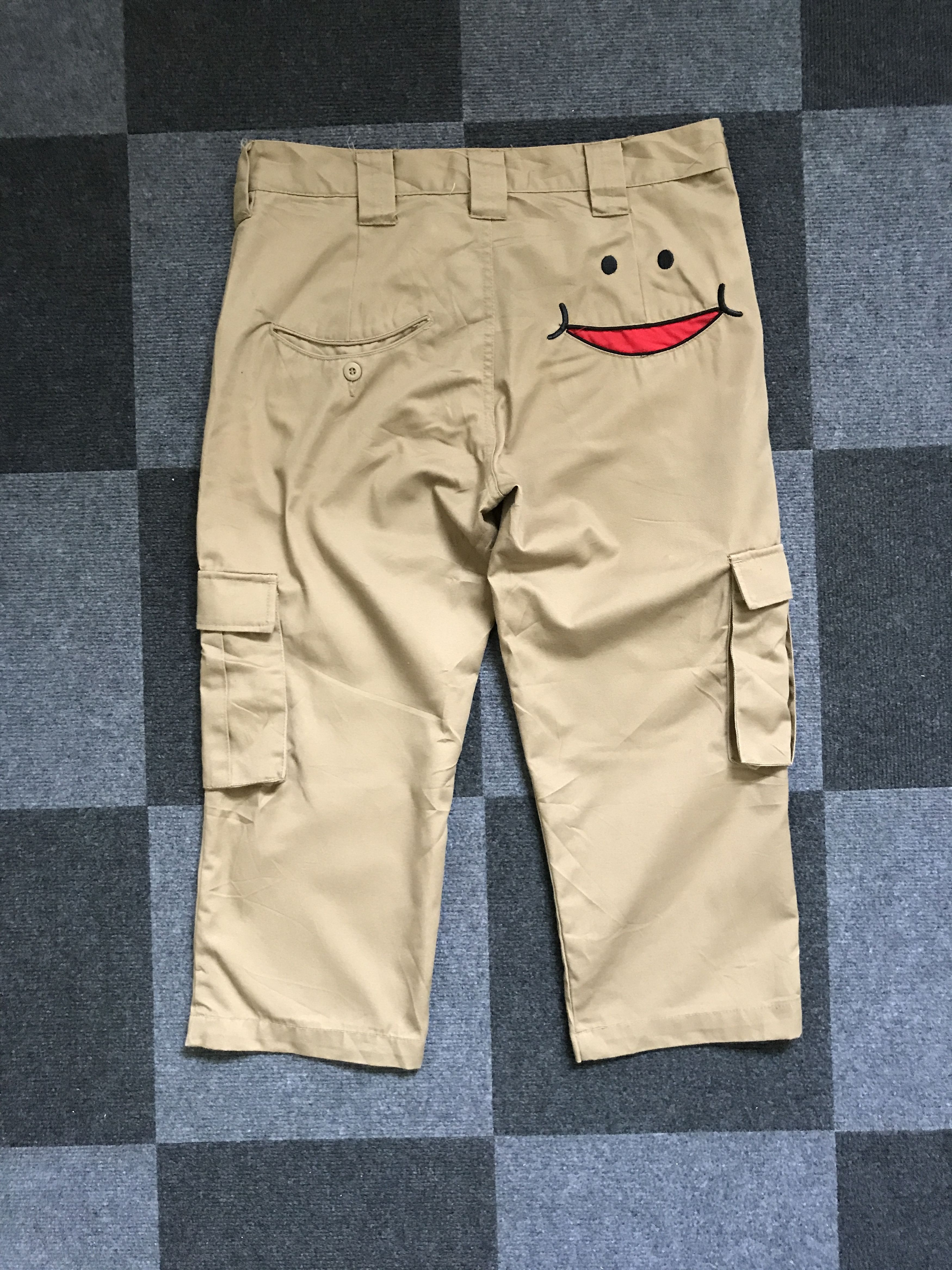 Japanese Brand CP210 Up Smile Cropped Cargo Pant Size US 33 - 6 Thumbnail