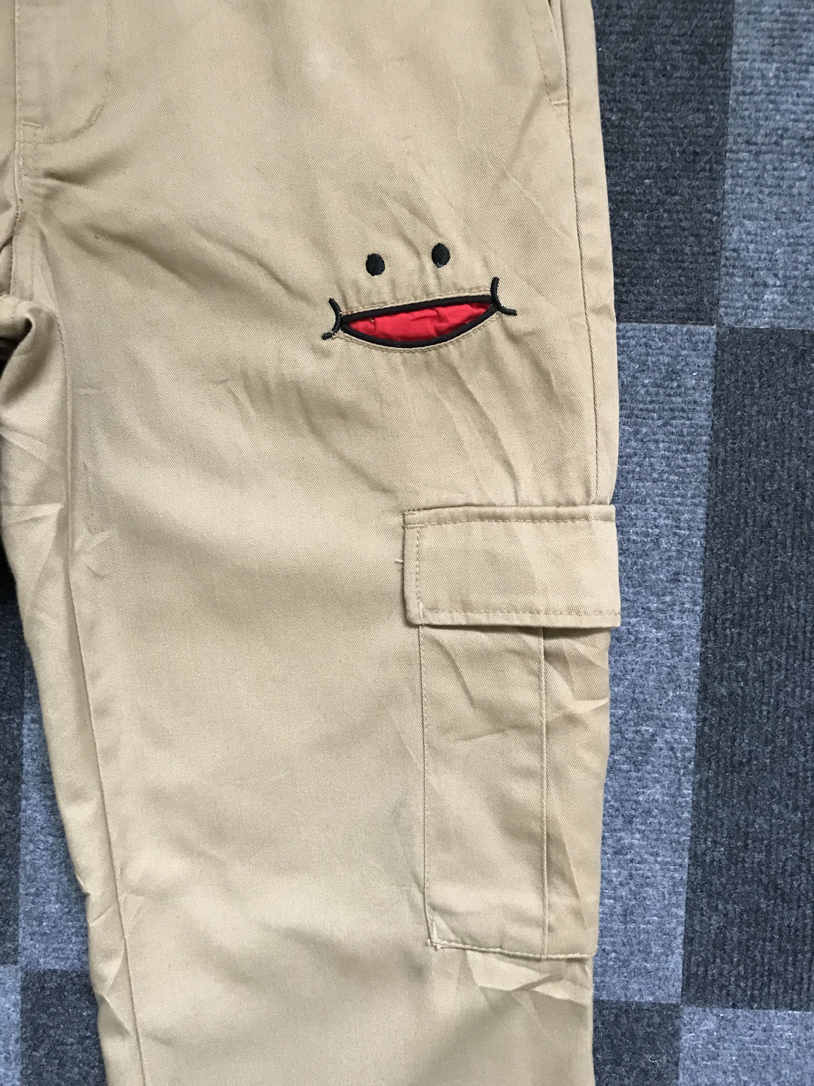 Japanese Brand CP210 Up Smile Cropped Cargo Pant Size US 33 - 4 Thumbnail