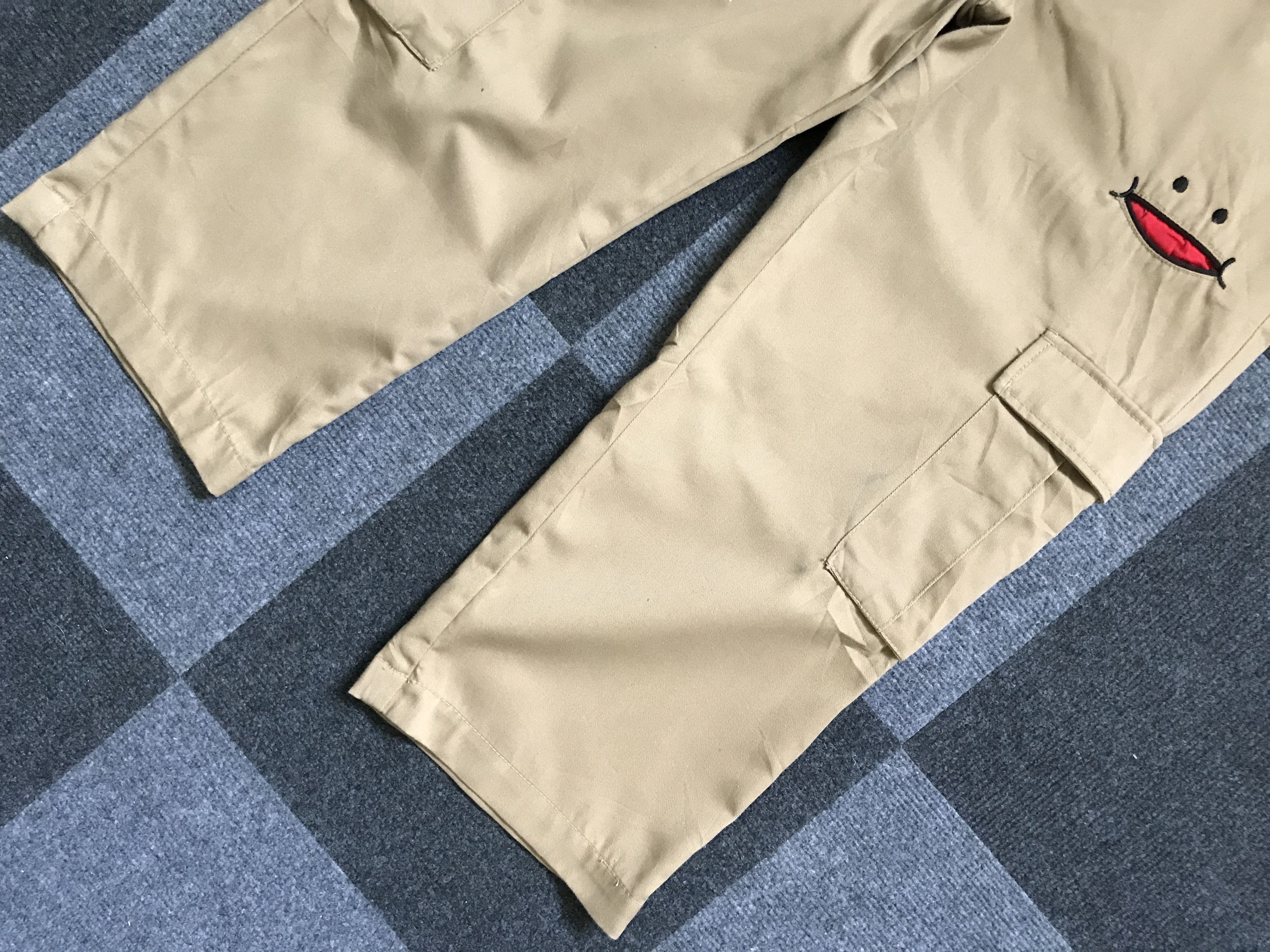 Japanese Brand CP210 Up Smile Cropped Cargo Pant Size US 33 - 3 Thumbnail