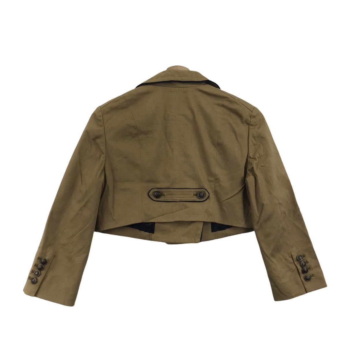 ABAHOUSE ABAHOUSE DEVINETTE Crop Top Japanese Designer Blazer Coat Size US XS / EU 42 / 0 - 9 Thumbnail