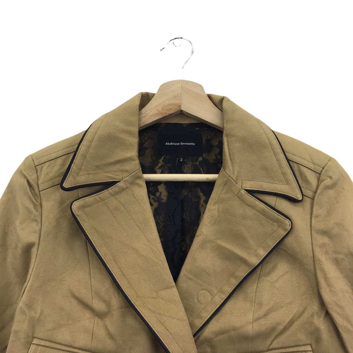 ABAHOUSE ABAHOUSE DEVINETTE Crop Top Japanese Designer Blazer Coat Size US XS / EU 42 / 0 - 2 Thumbnail