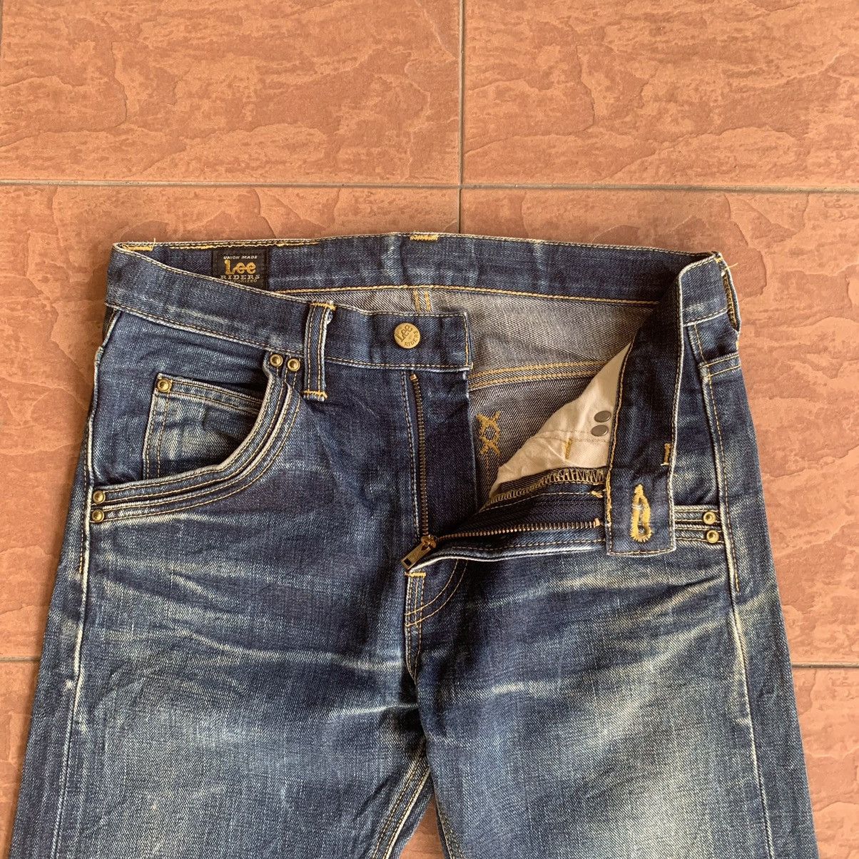Japanese Brand × Lee × Vintage LEE RIDERS 29x31 REDLINE JEANS SELVEDGE DENIM PANTS Size US 29 - 11 Thumbnail