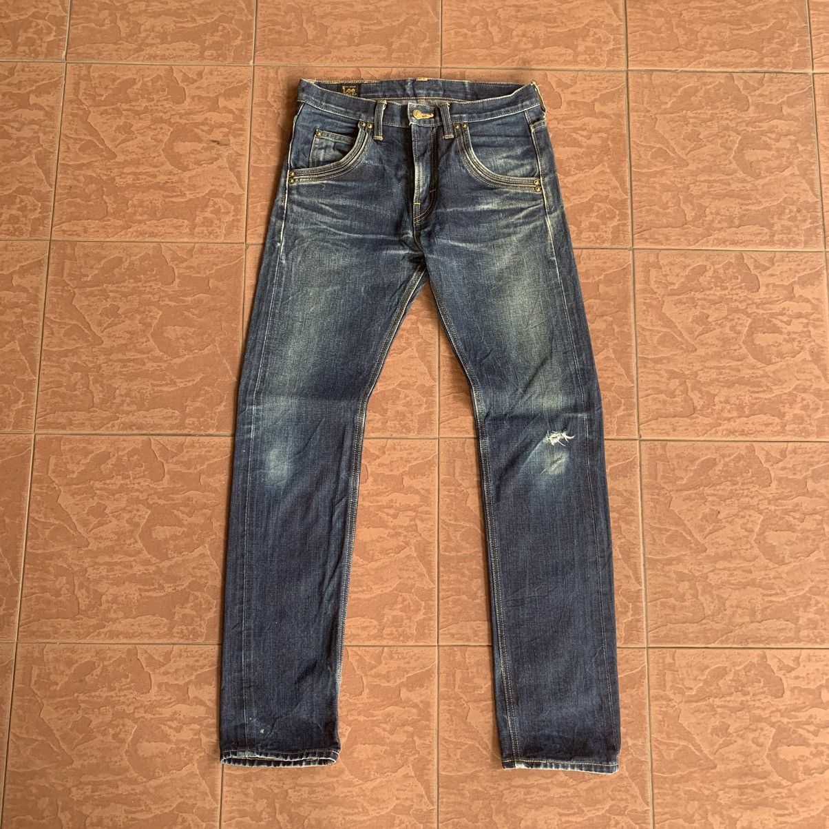 Japanese Brand × Lee × Vintage LEE RIDERS 29x31 REDLINE JEANS SELVEDGE DENIM PANTS Size US 29 - 1 Thumbnail