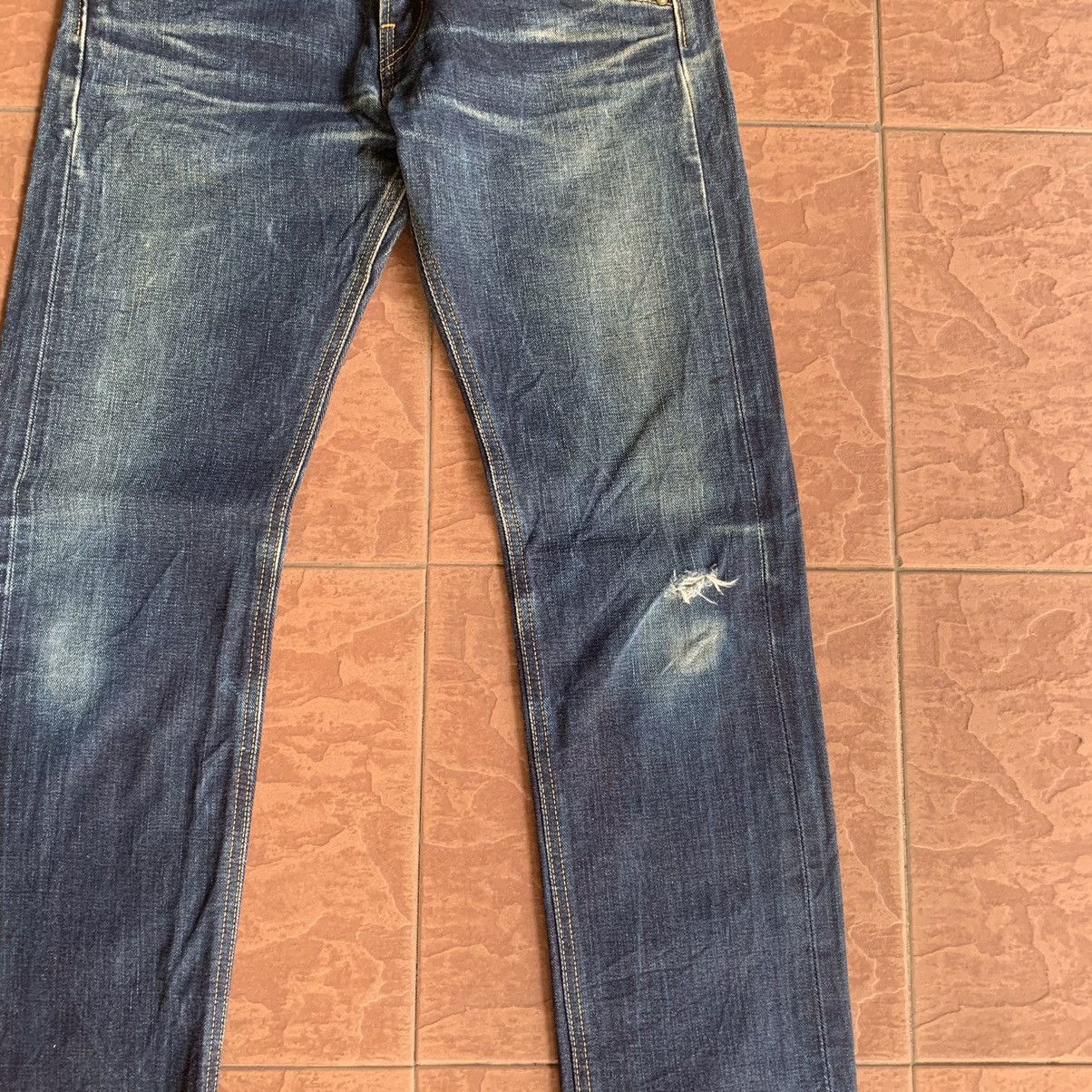 Japanese Brand × Lee × Vintage LEE RIDERS 29x31 REDLINE JEANS SELVEDGE DENIM PANTS Size US 29 - 5 Thumbnail