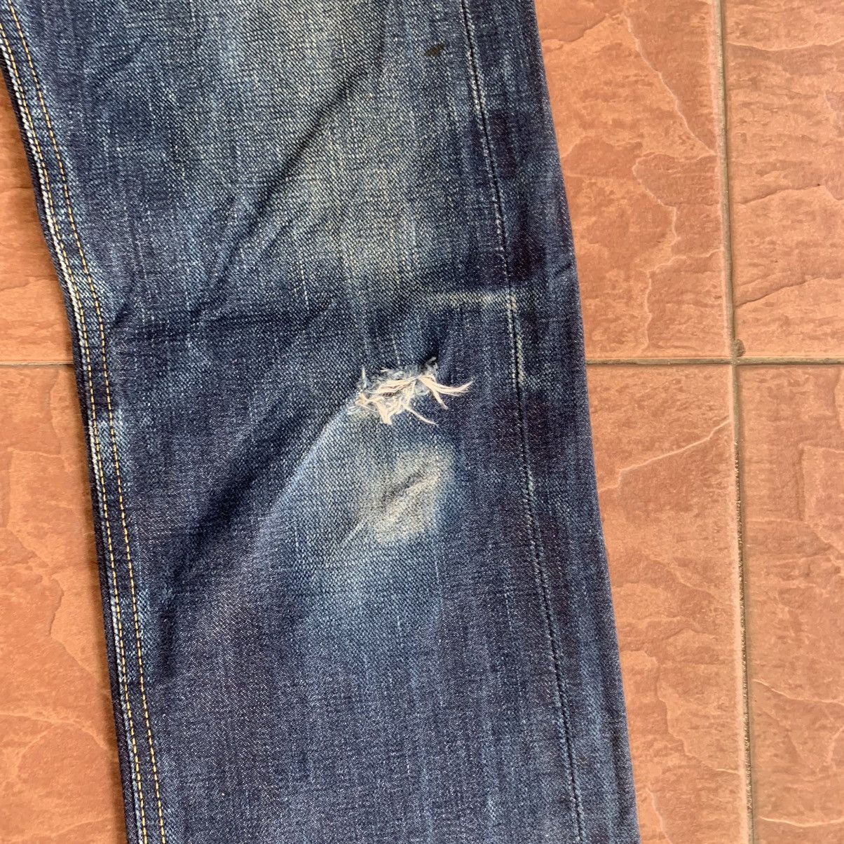 Japanese Brand × Lee × Vintage LEE RIDERS 29x31 REDLINE JEANS SELVEDGE DENIM PANTS Size US 29 - 6 Thumbnail