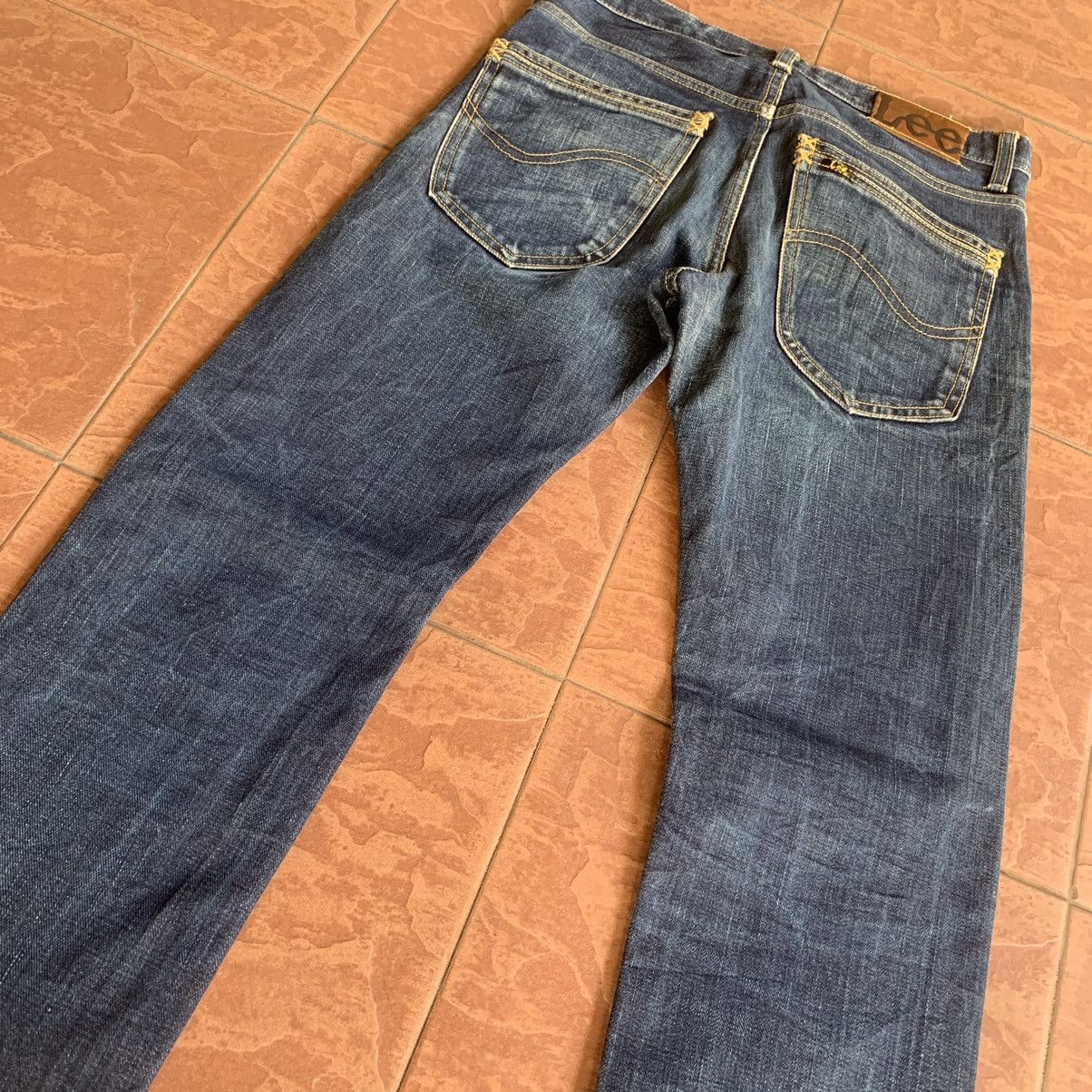 Japanese Brand × Lee × Vintage LEE RIDERS 29x31 REDLINE JEANS SELVEDGE DENIM PANTS Size US 29 - 15 Thumbnail