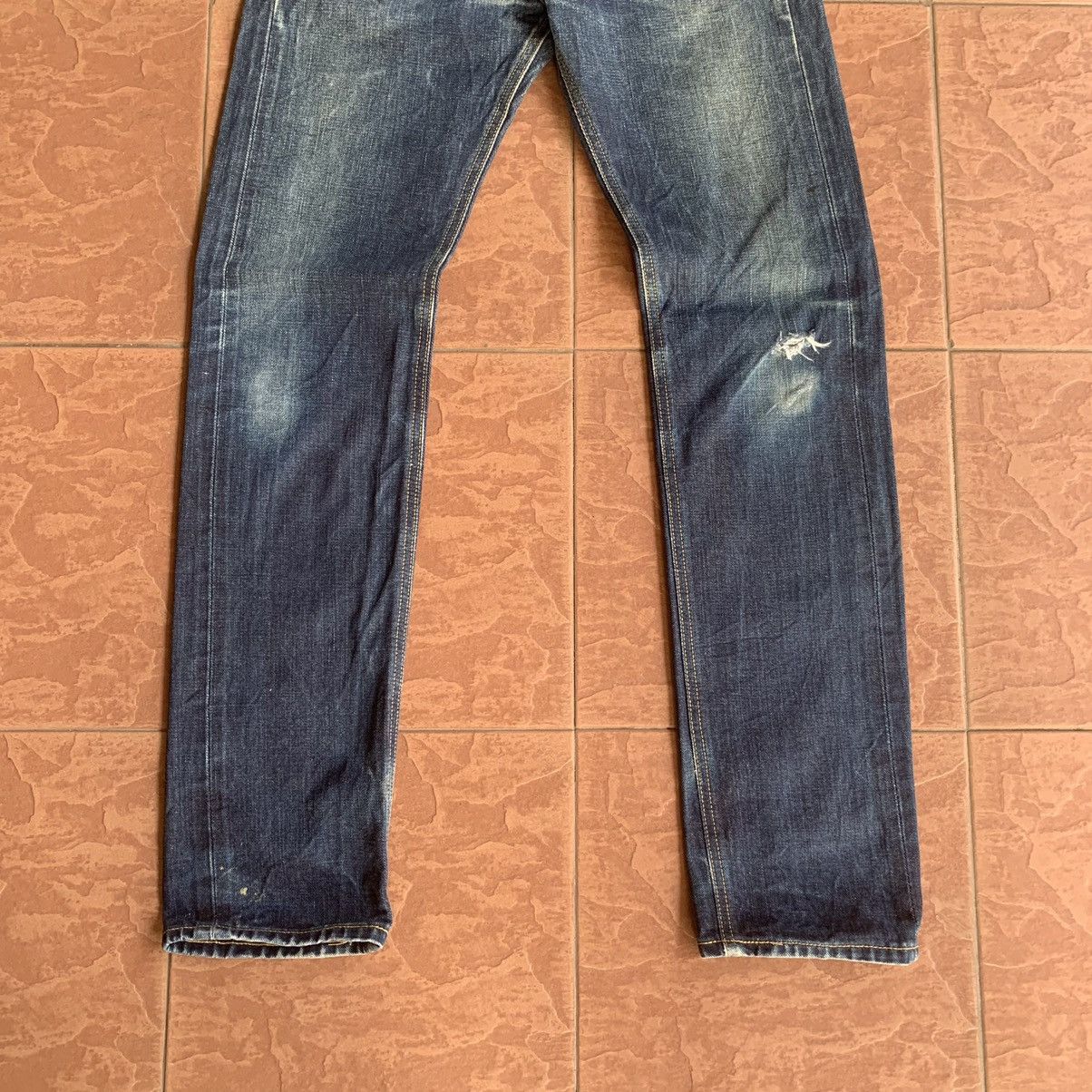 Japanese Brand × Lee × Vintage LEE RIDERS 29x31 REDLINE JEANS SELVEDGE DENIM PANTS Size US 29 - 3 Thumbnail