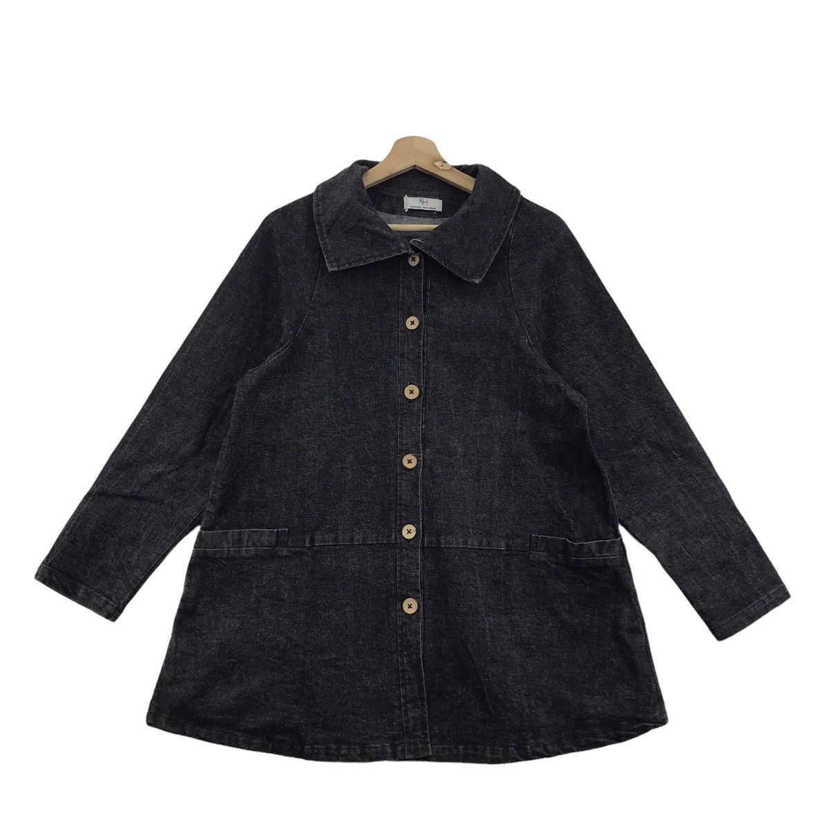 Vintage ABUCHI Inc APPLE HOUSE Abahouse Japan Jeans Coat Jacket Size US S / EU 44-46 / 1 - 1 Thumbnail