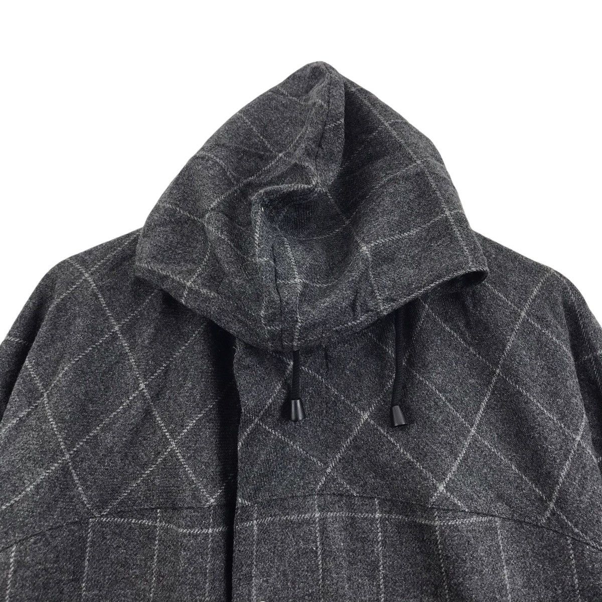 Vintage MCNAIRY BROTHERS SHIPS Japan Check Tartan Wool Parka Hooded Size US L / EU 52-54 / 3 - 2 Thumbnail